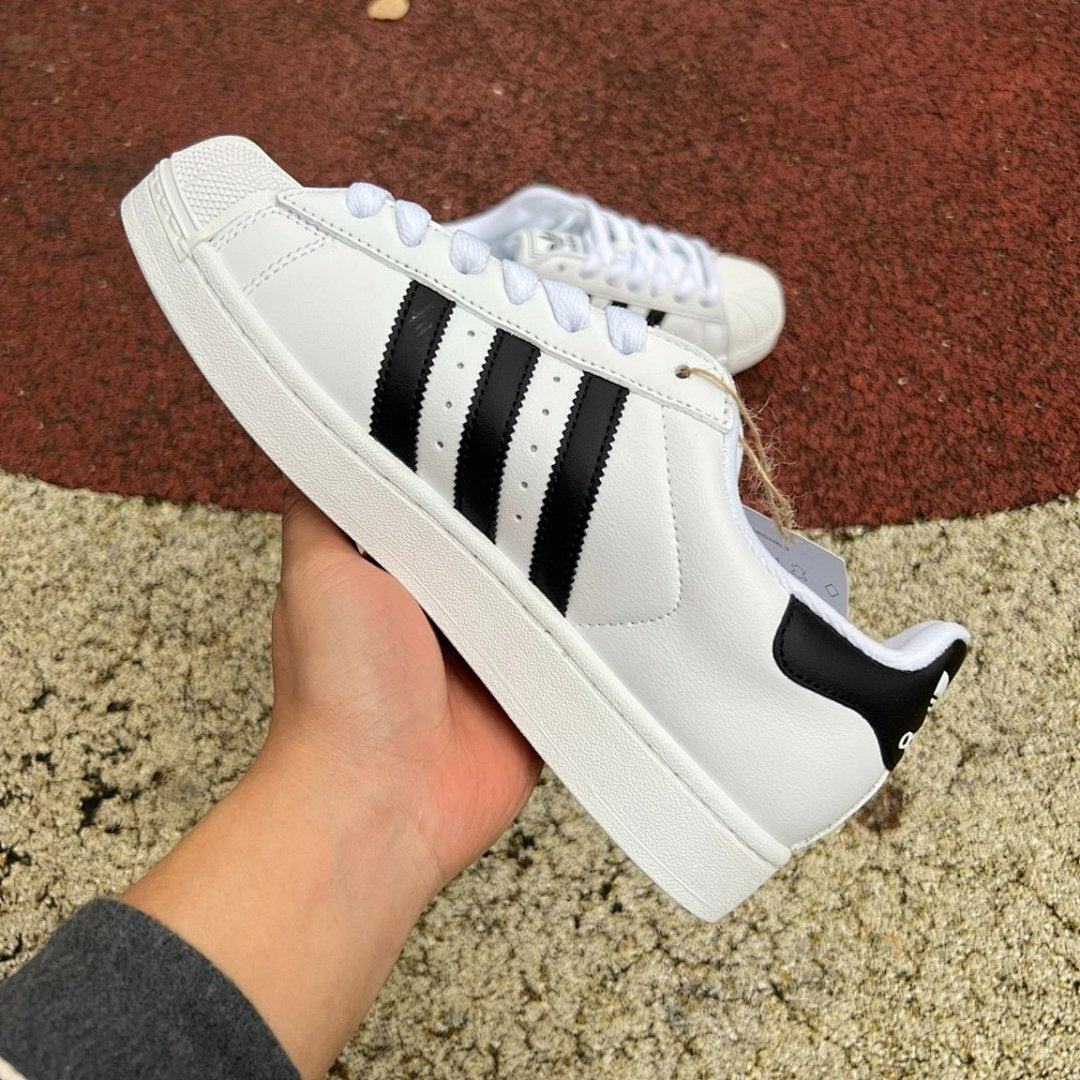 Adidas Superstar White Black Classic Shell Toe Sneakers
