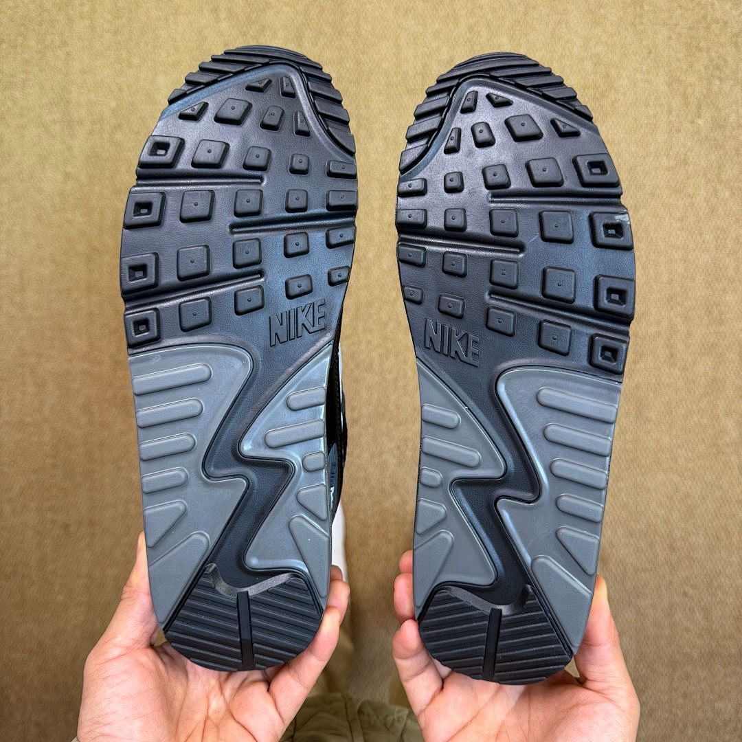 Nike Air Max 90 Black Anthracite White Grey Fog Men's Lifestyle Sneakers FD0663-001