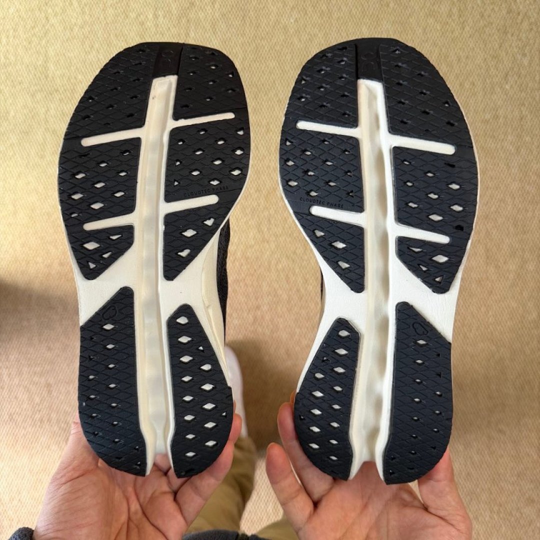 On Running Cloudmonster Cushioned Running Shoes Black Undyed