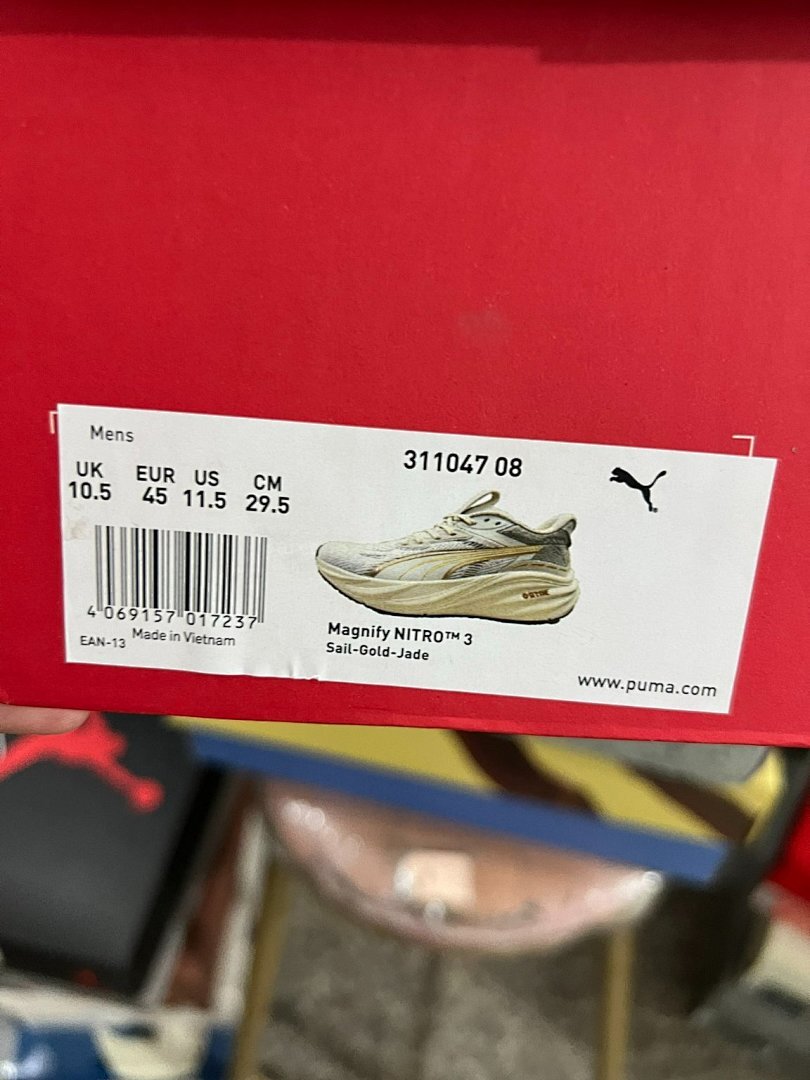 PUMA ForeverRun NITRO Running Shoes - Pristine Team Gold (377699-02) | Cushioned Performance Trainers