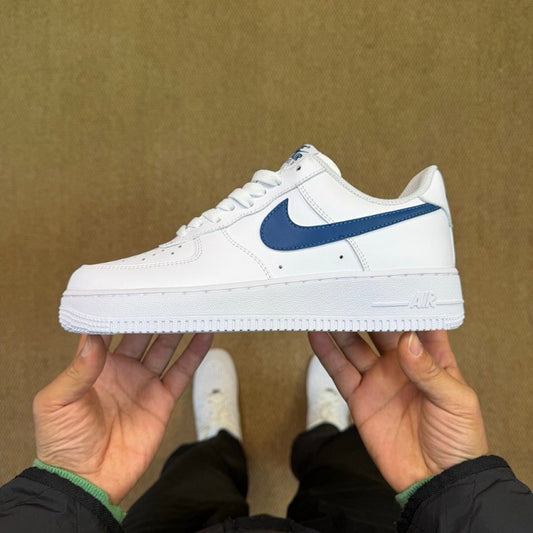 Nike Air Force 1 '07 Low White Royal Blue Sneakers DM0576-100 Men's Women's Casual Trainers AF1