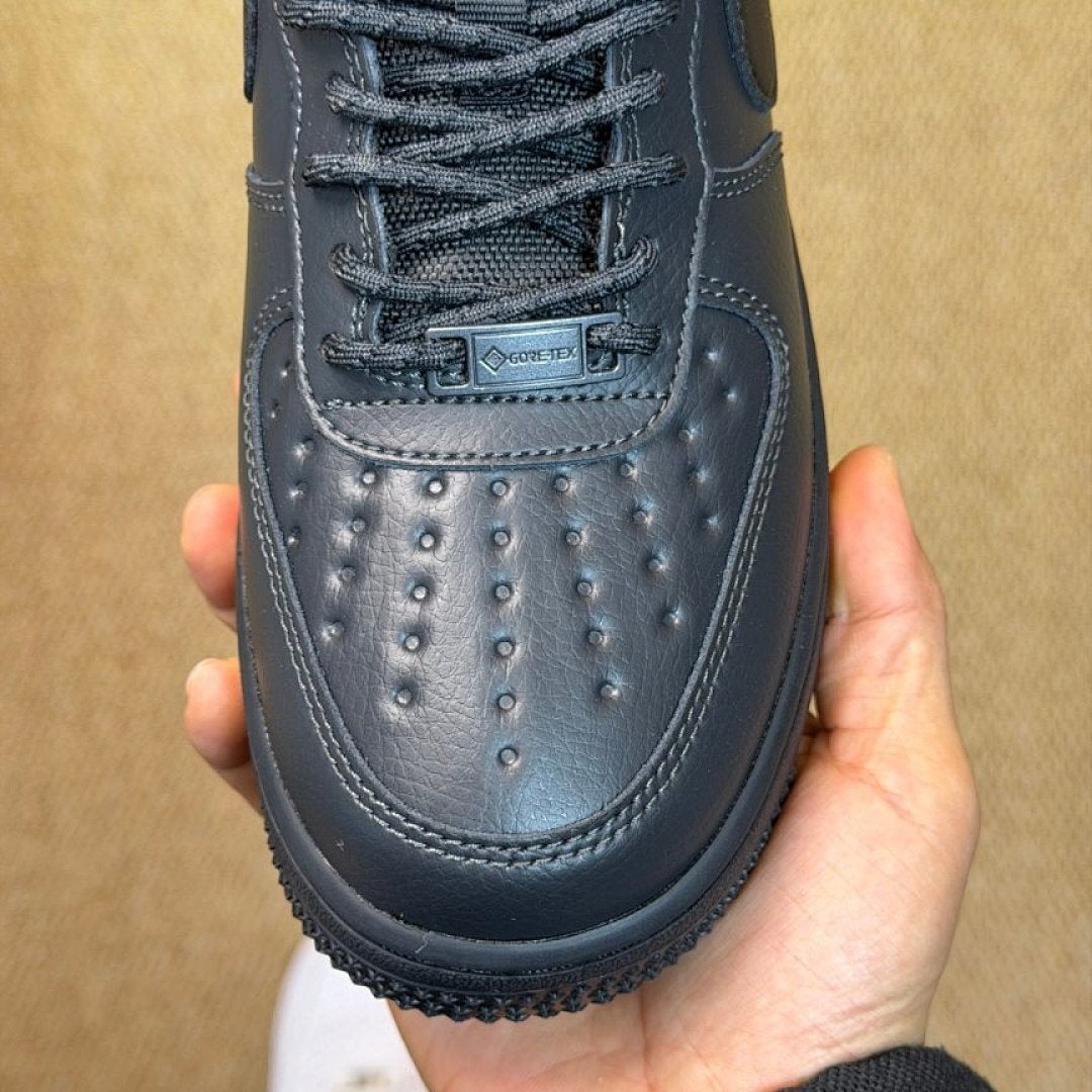 Nike Air Force 1 Low Custom Black Vibram Sole Sneakers AF1