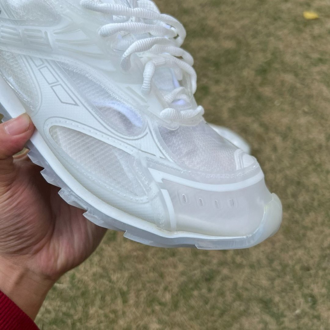 Bottega Veneta Orbit Mesh Technical Sneakers White Translucent 740700V2Q309000