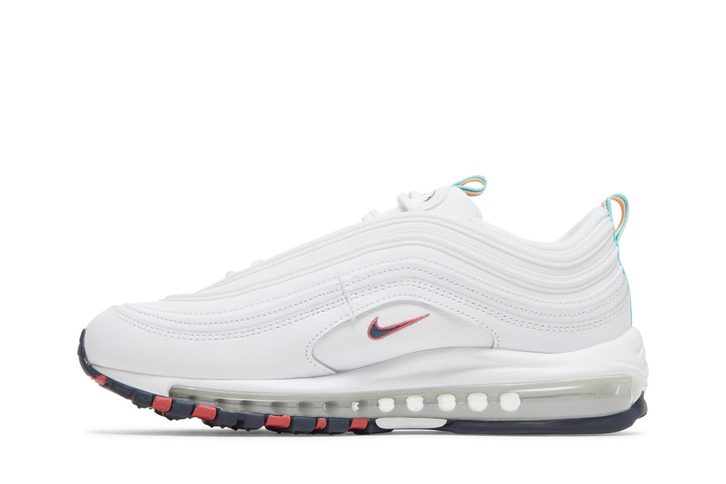 ( Women ) Nike Air Max 97 White Multi Color Pull Tabs DH1592-100