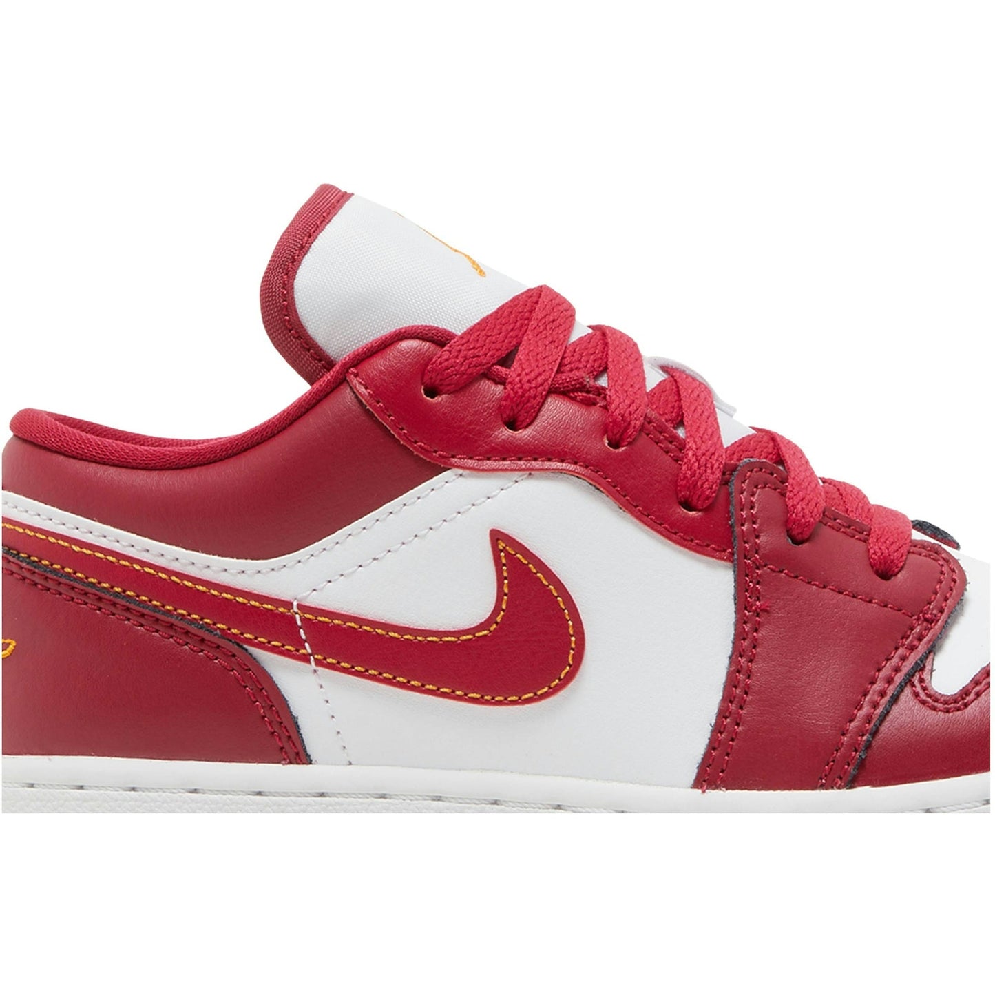 ( Grade School ) Air Jordan 1 Low Cardinal Red 553560-607