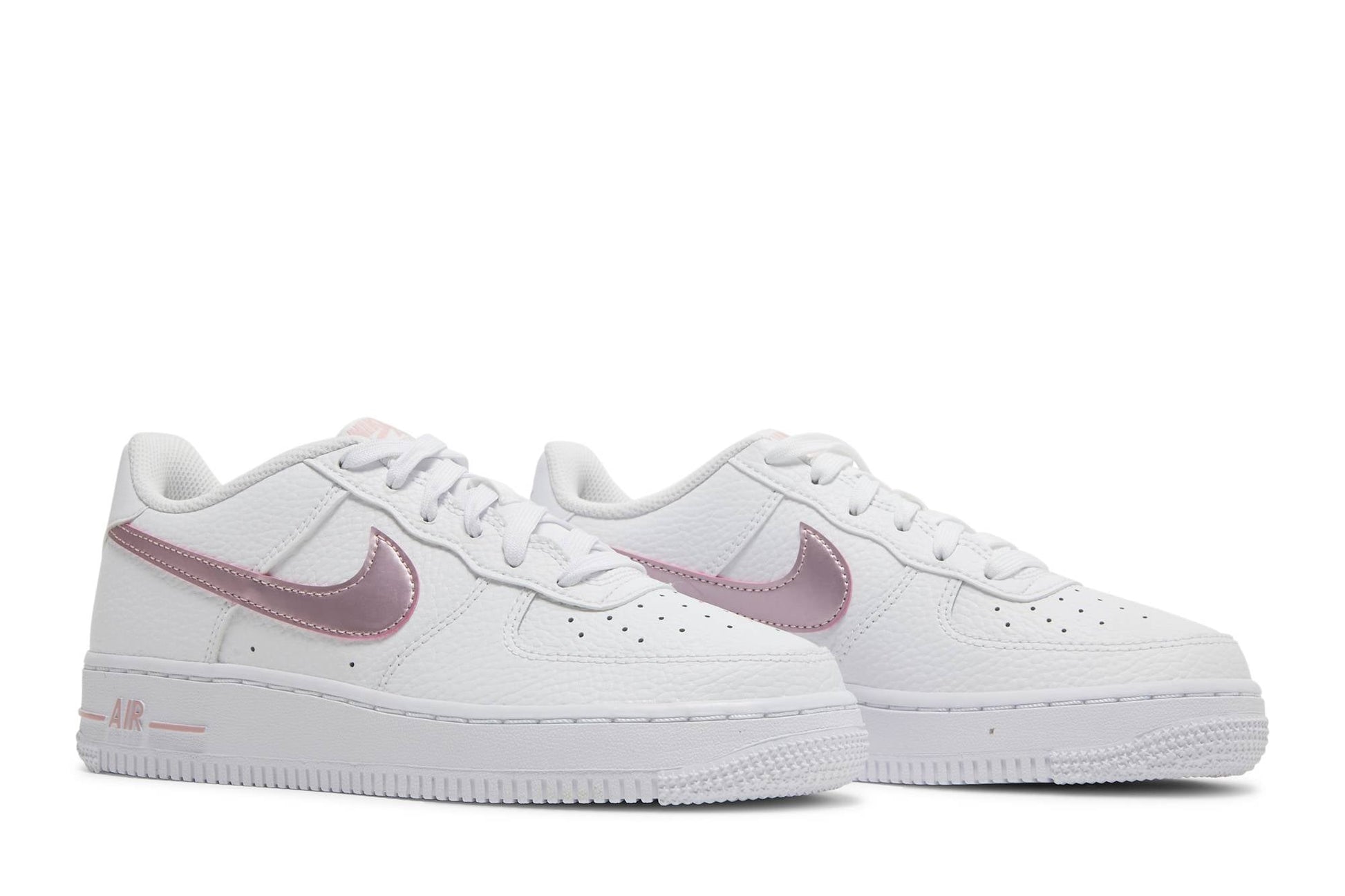 ( Grade School ) Nike Air Force 1 Low White Pink Glaze CT3839-104