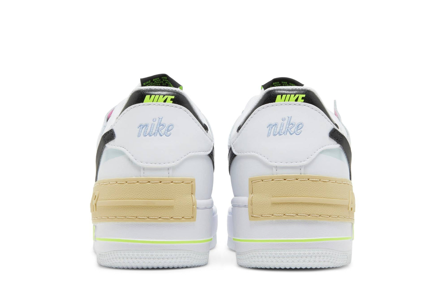 ( Women ) Nike Air Force 1 Shadow 'White Black Pastel' FJ0735-100