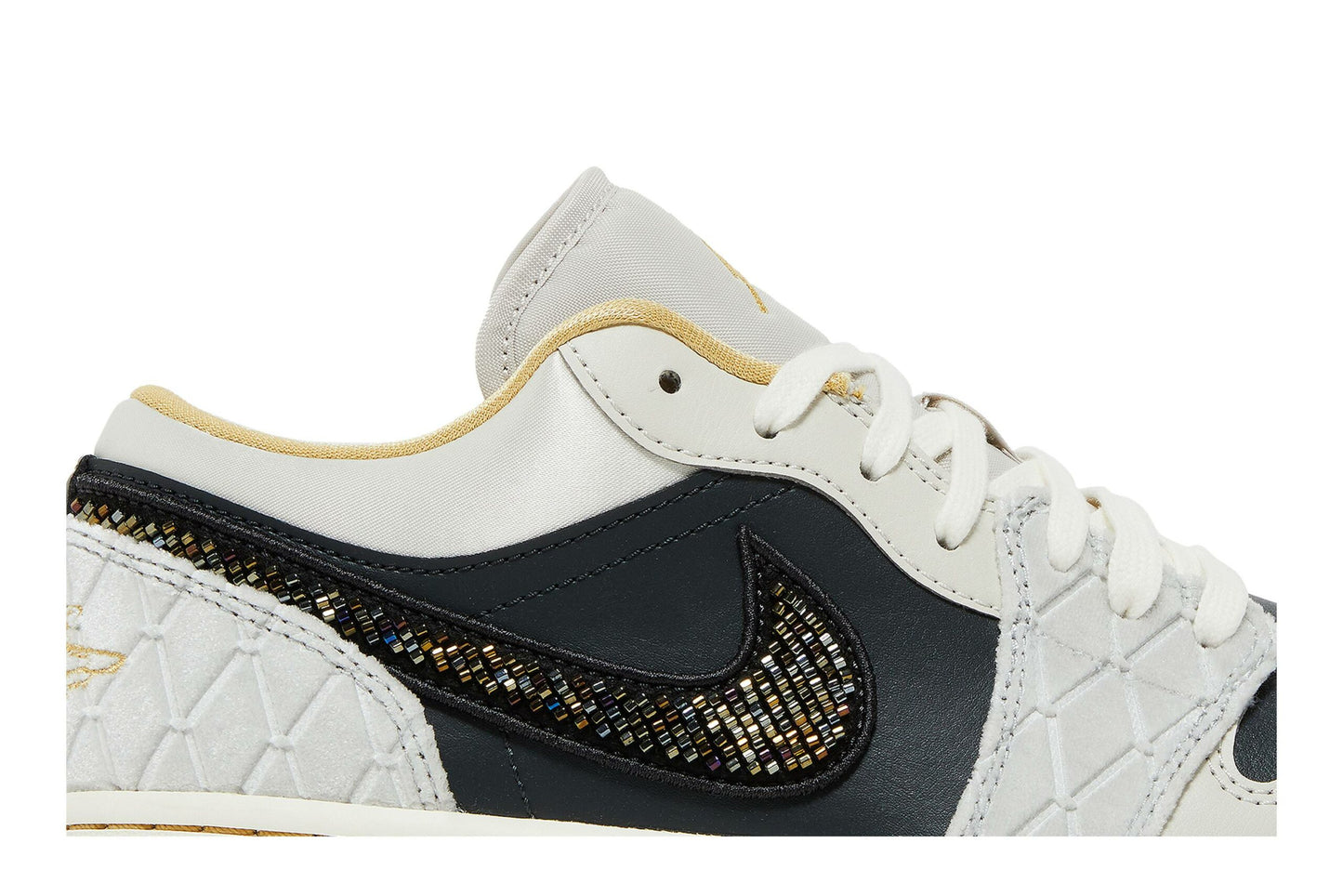 Air Jordan 1 Low 'Beaded Swoosh' DV1762-001