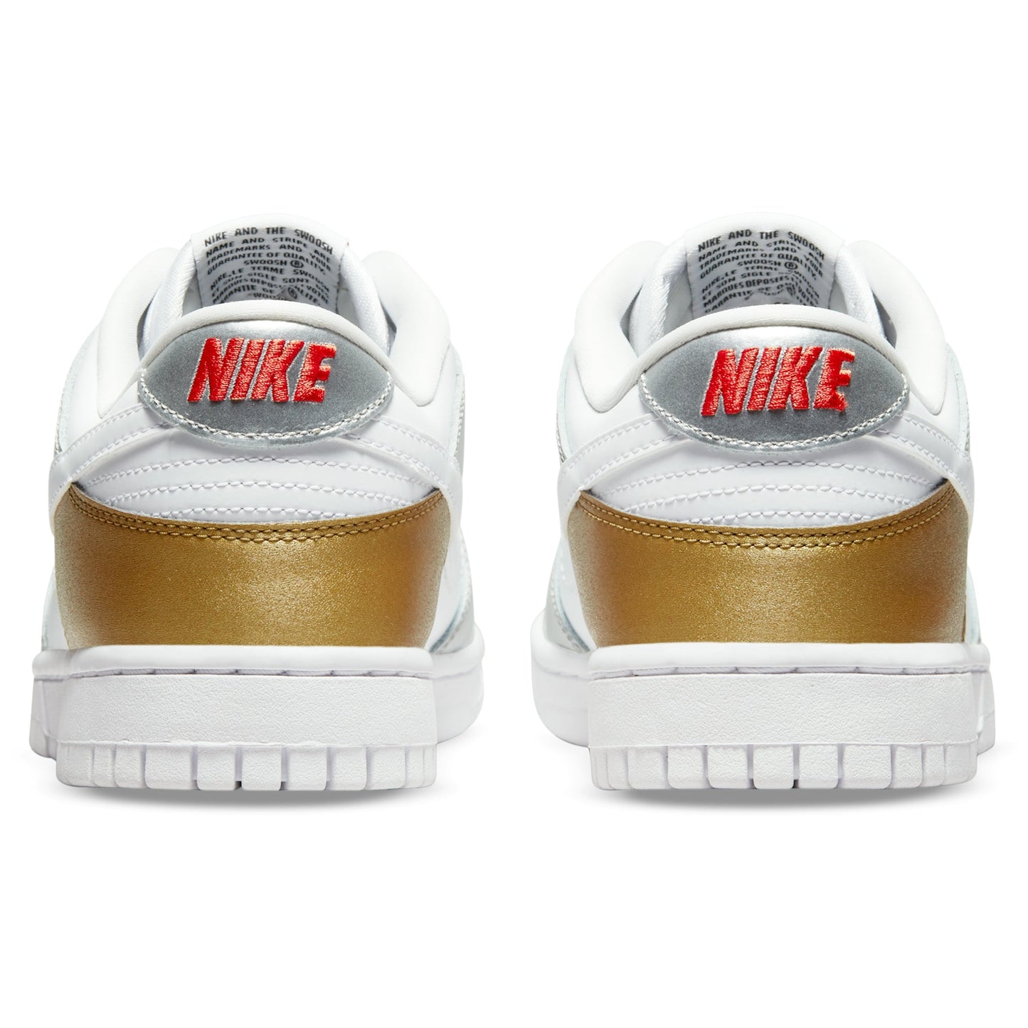 ( Women ) Nike Dunk Low SE 'White Metallic Gold Silver' DH4403-700