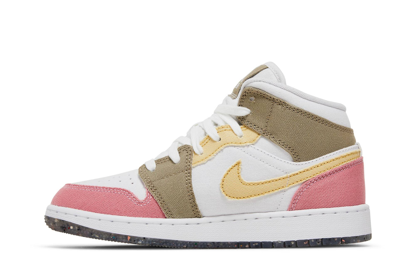 ( Grade School ) Air Jordan 1 Mid 'Pastel Grind' DJ0338-100