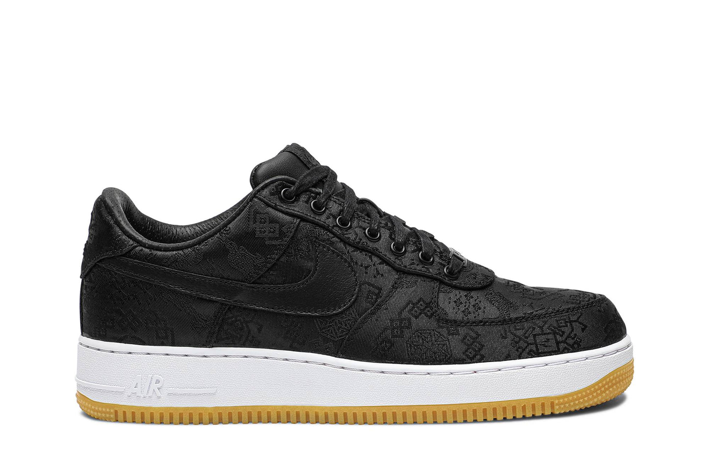 Fragment Design X CLOT X Nike Air Force 1 'Black Silk' [also Worn By Jay Chou] CZ3986-001