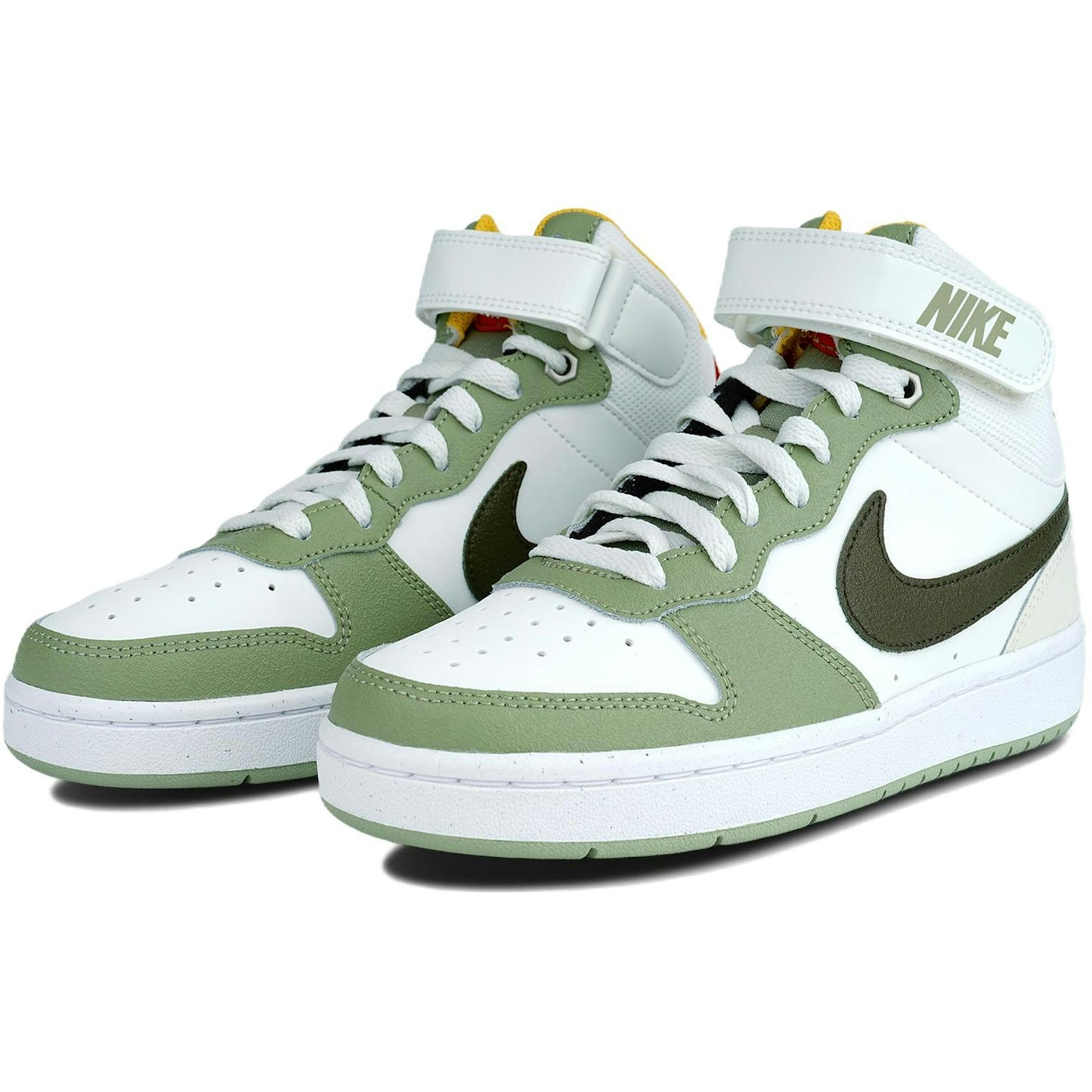 ( Youth ) Nike Court Borough Mid 2 Shoes 'Off White Green' FV3649-171
