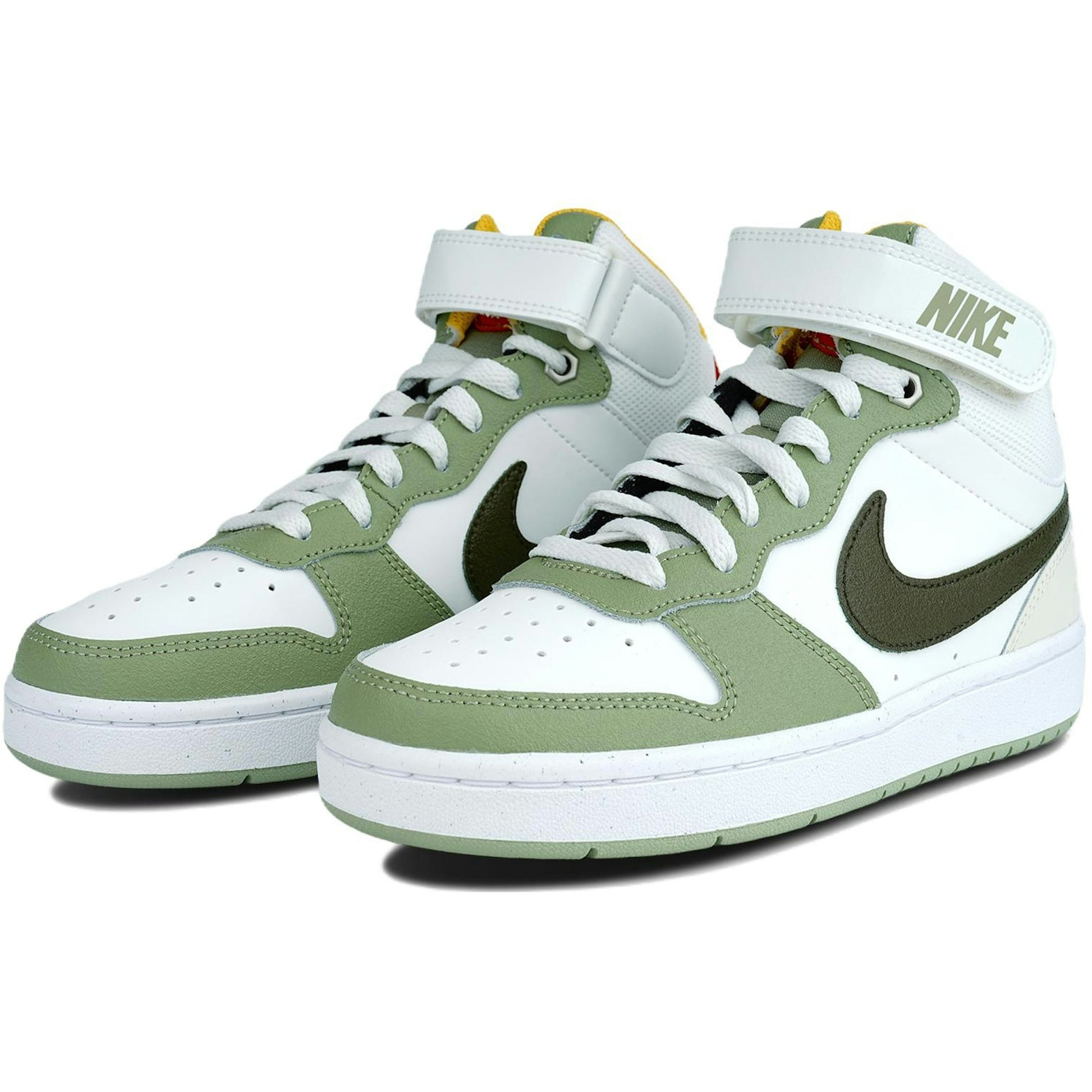 ( Youth ) Nike Court Borough Mid 2 Shoes 'Off White Green' FV3649-171