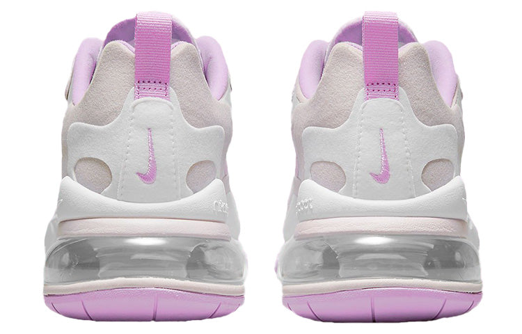 ( Women ) Nike Air Max 270 React White Fuchsia Glow Platinum Violet CZ1609-100