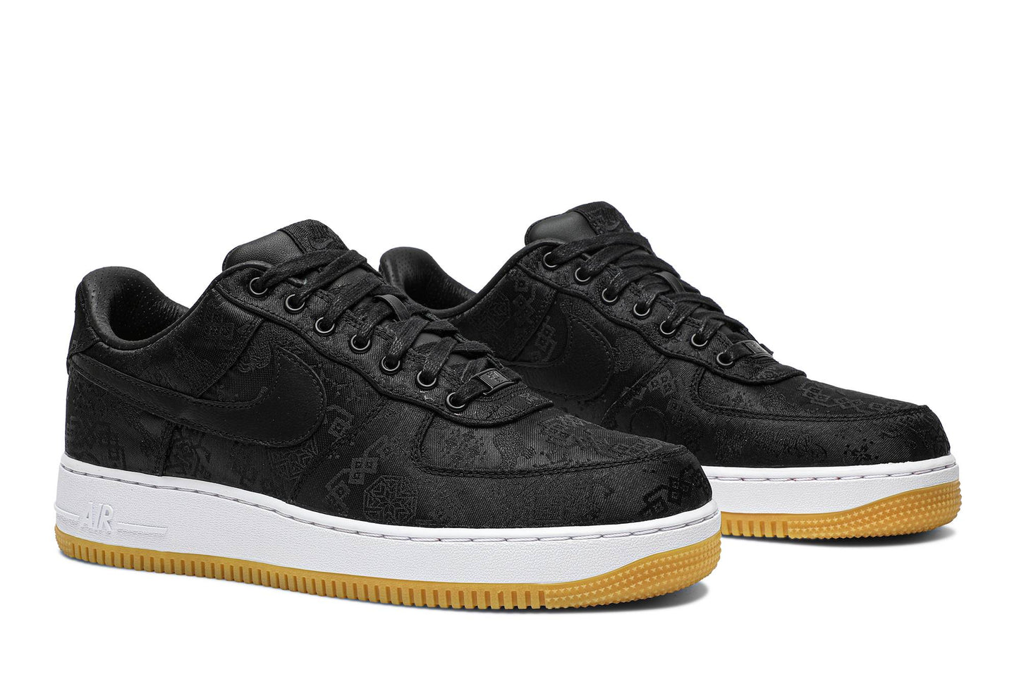 Fragment Design X CLOT X Nike Air Force 1 'Black Silk' [also Worn By Jay Chou] CZ3986-001