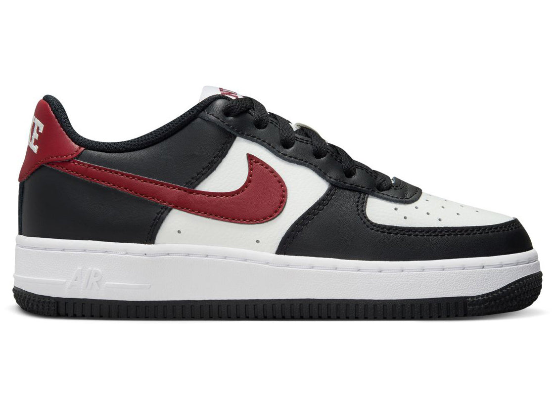 ( Youth ) Nike Air Force 1 'Black Dark Team Red' FZ4351-001