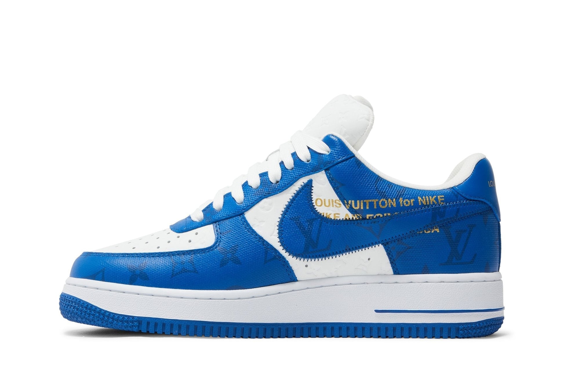 Nike Air Force 1 Low X Louis Vuitton By Virgil Abloh White Royal