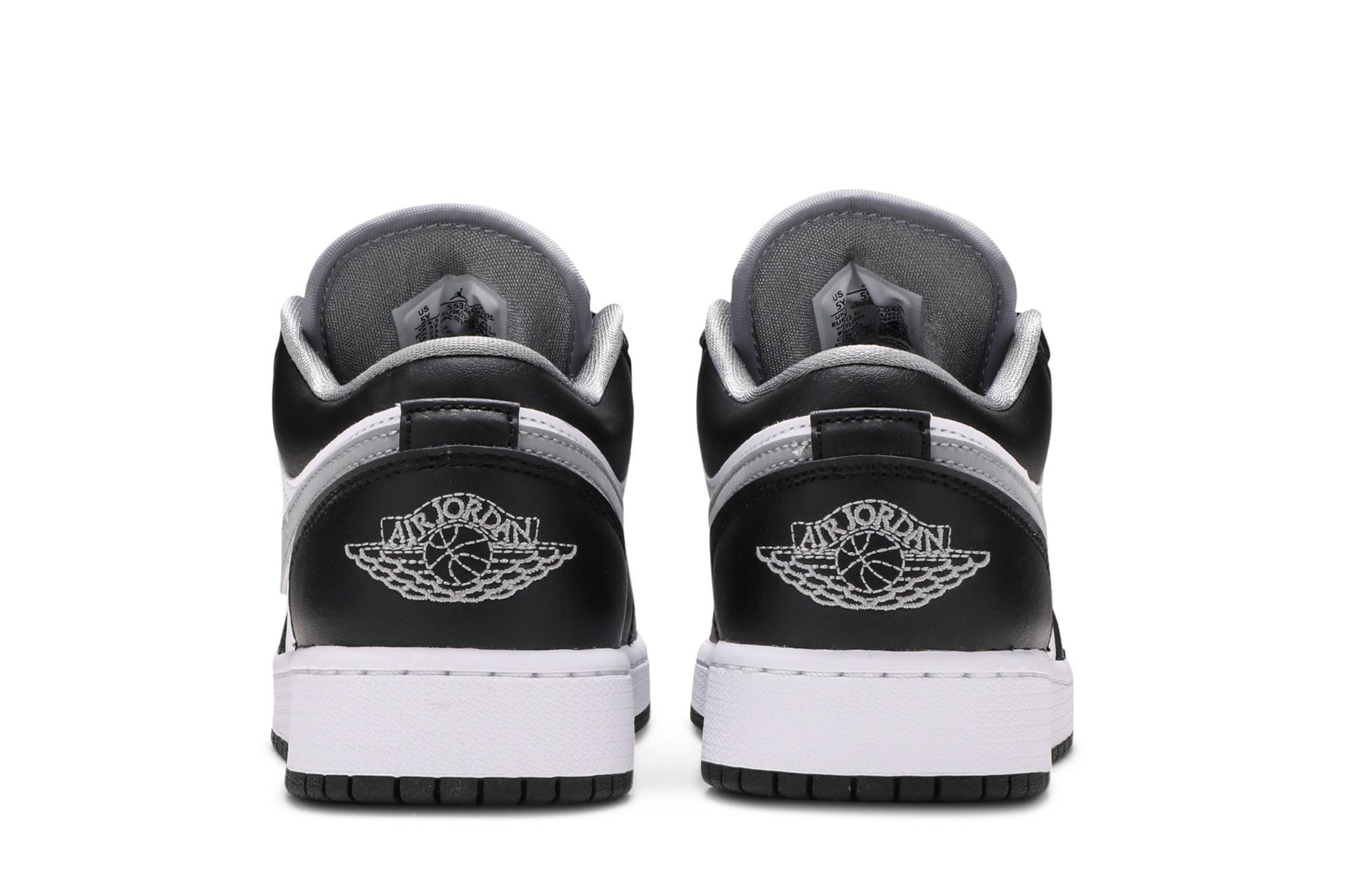 ( Grade School ) Air Jordan 1 Low Black Medium Grey 553560-040