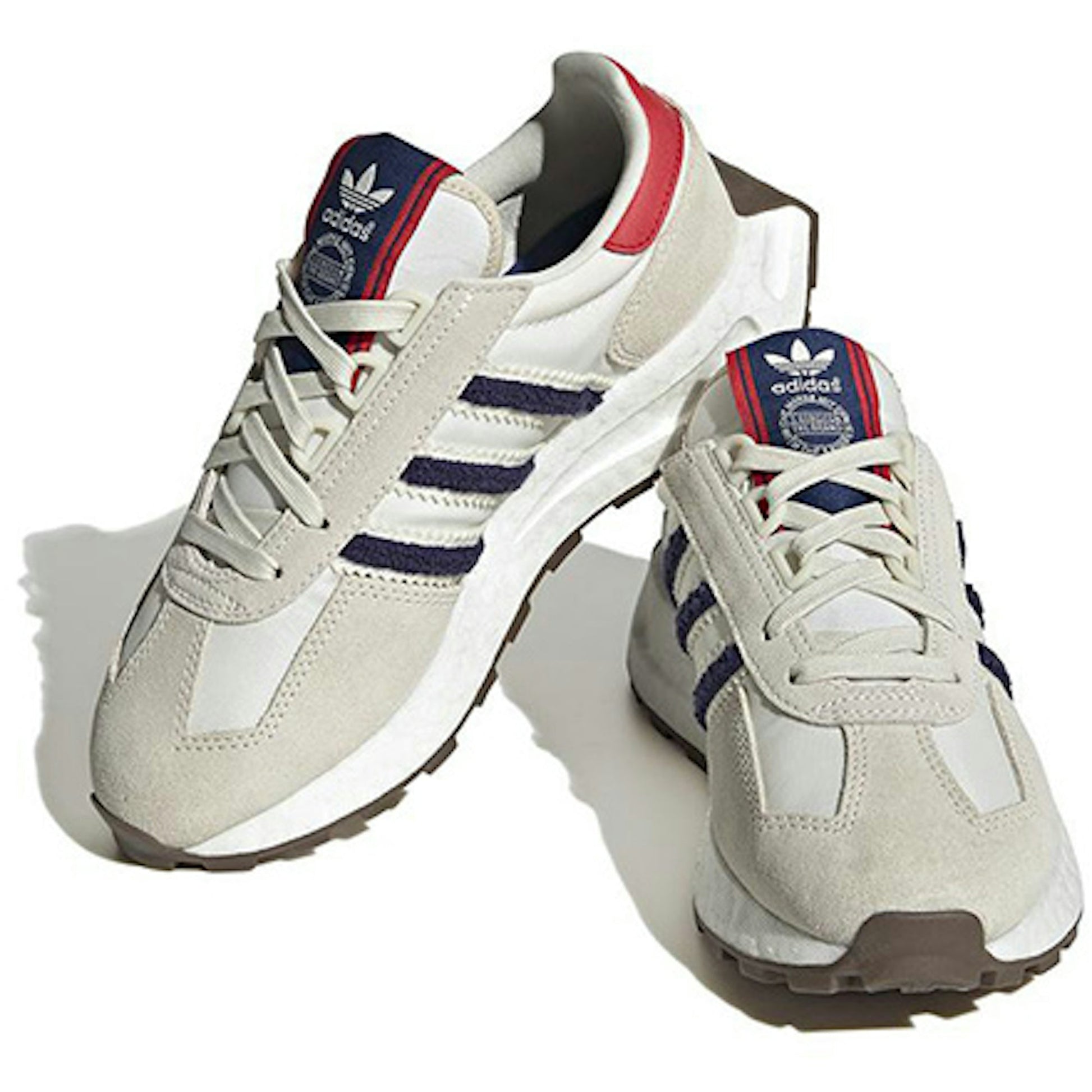 ( Youth ) Adidas Originals Retropy E5 'Beige Navy White' HQ1532