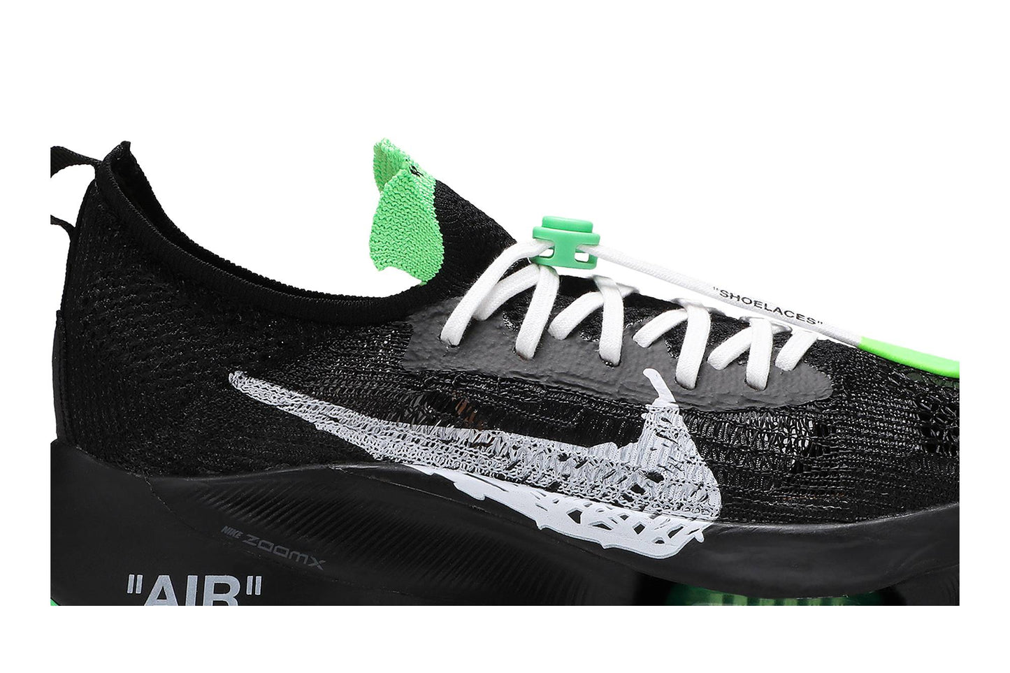 Off-White X Nike Air Zoom Turbo Next% Flyknit 'Black' CV0697-001