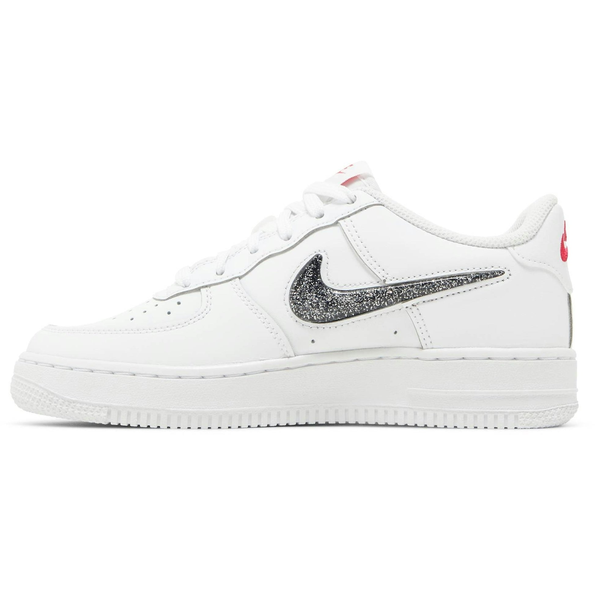 ( Grade School ) Nike Air Force 1 Low LV8 'White Metallic Silver' DC9651-100
