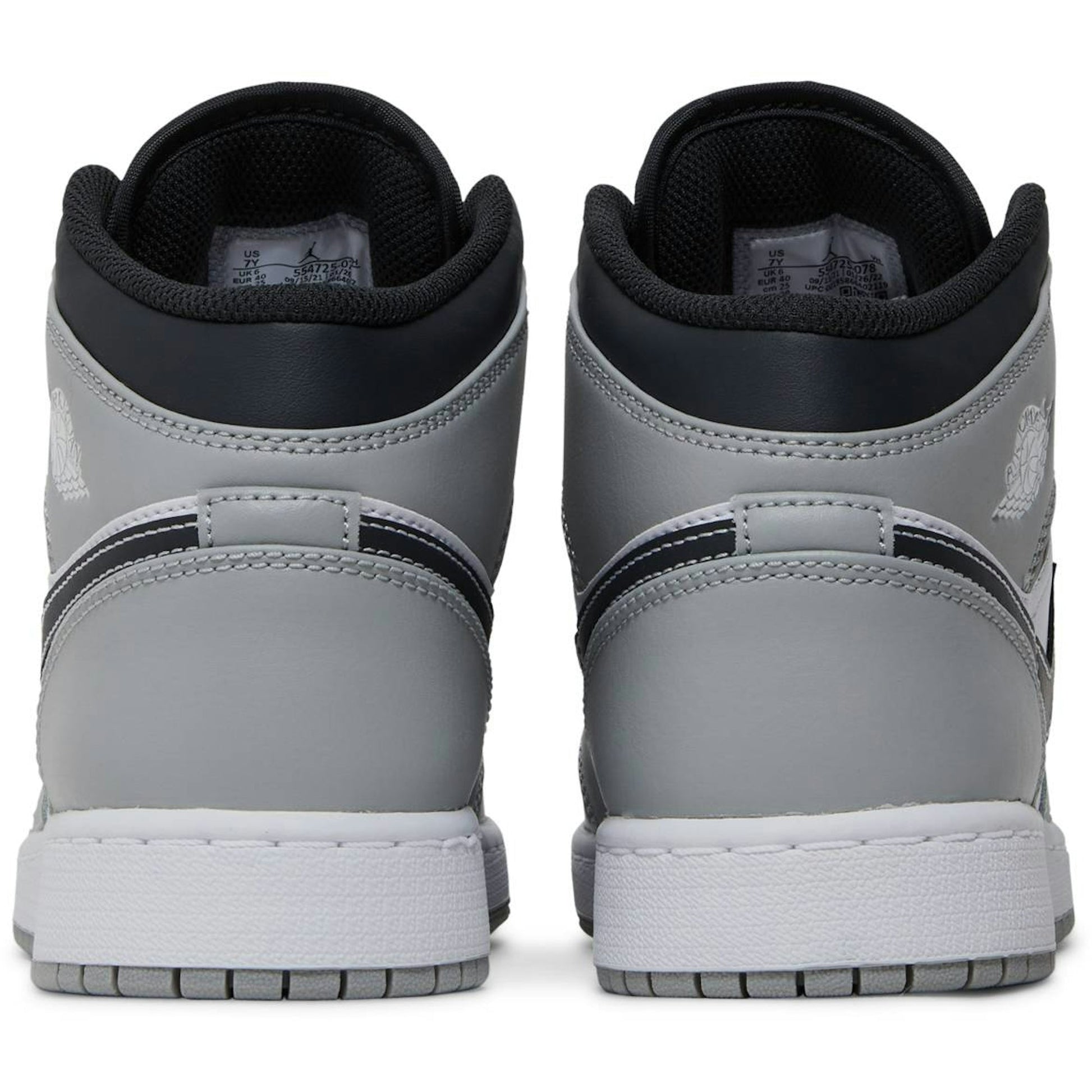 ( Grade School ) Air Jordan 1 Mid Greyscale 554725-078