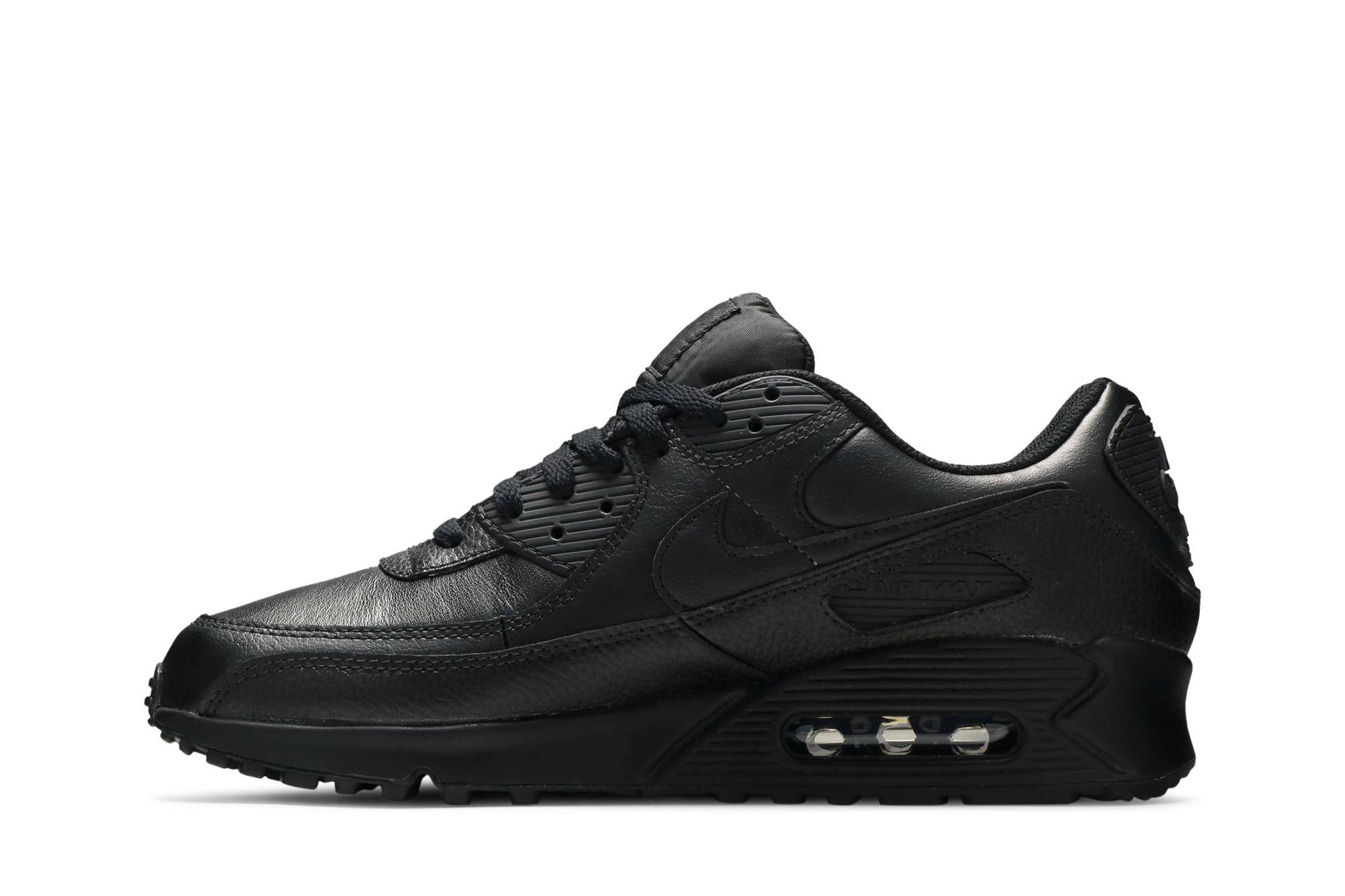 Nike Air Max 90 Leather 'Triple Black' ( 20 ) CZ5594-001