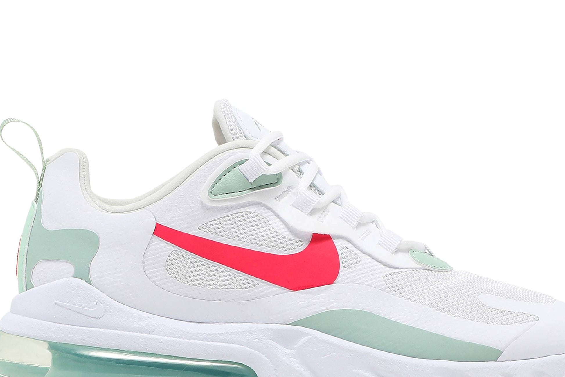 ( Women ) Nike Air Max 270 React White Pistachio Crimson CV3025-100
