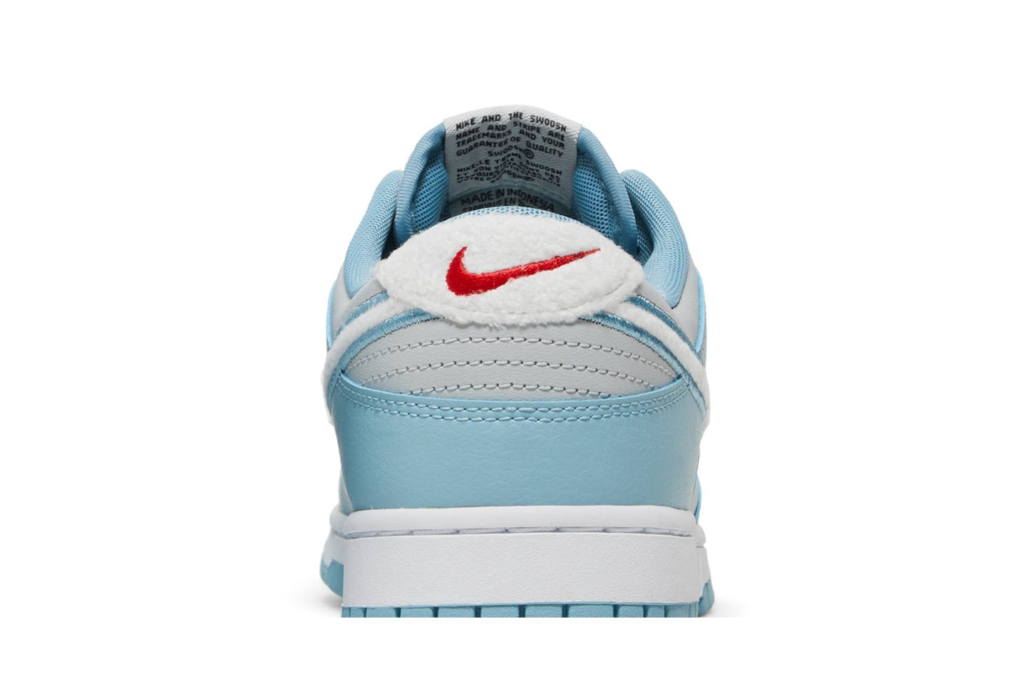 Nike Dunk Low Retro Fleece Swoosh Worn Blue FB1871-011