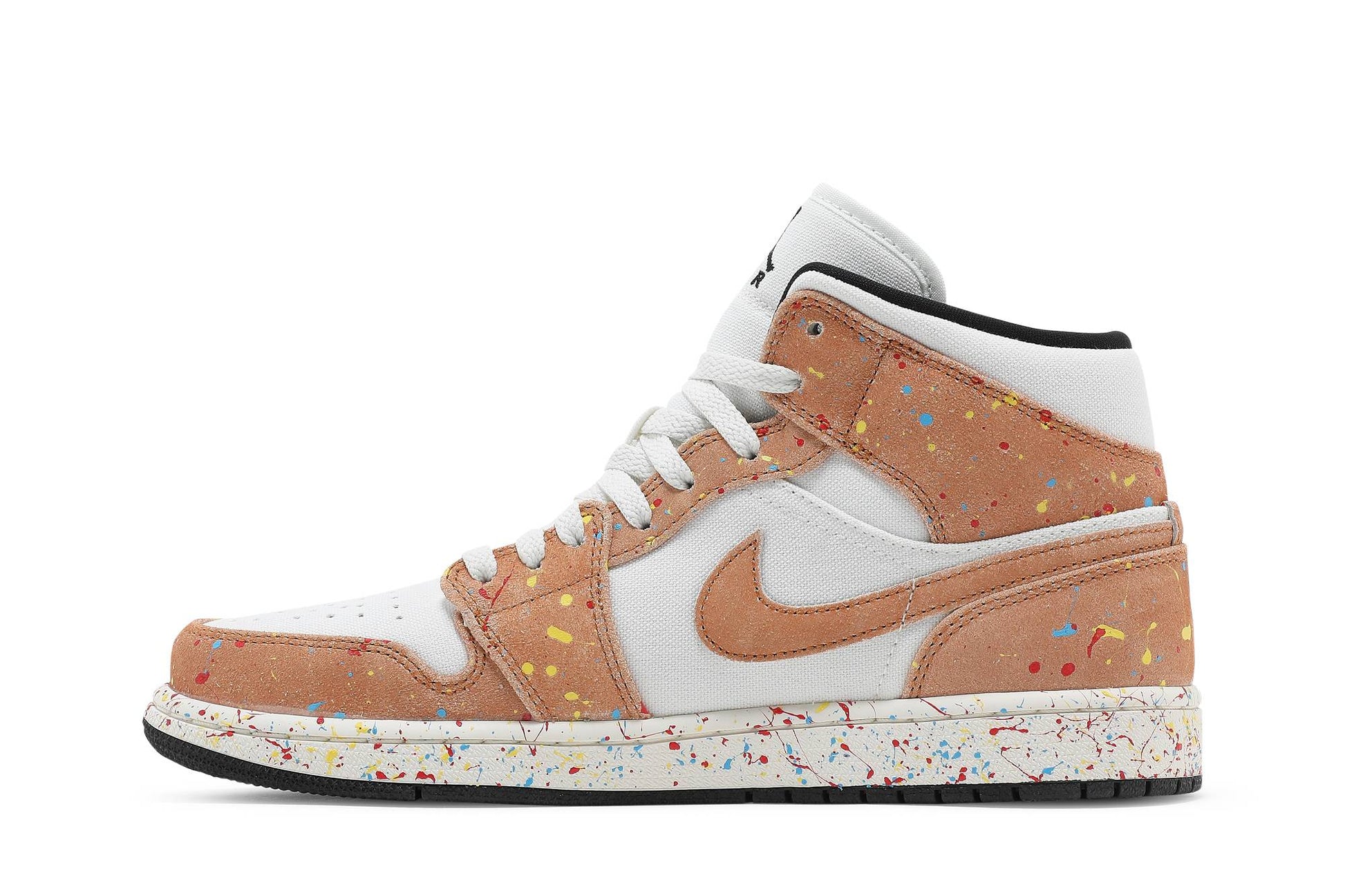 Air Jordan 1 Mid SE 'Brushstroke Paint Splatter' DA8005-100