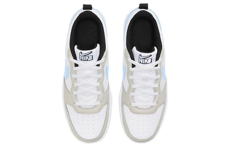 ( Youth ) Nike Court Borough Low /Blue/Grey White CW1624-100
