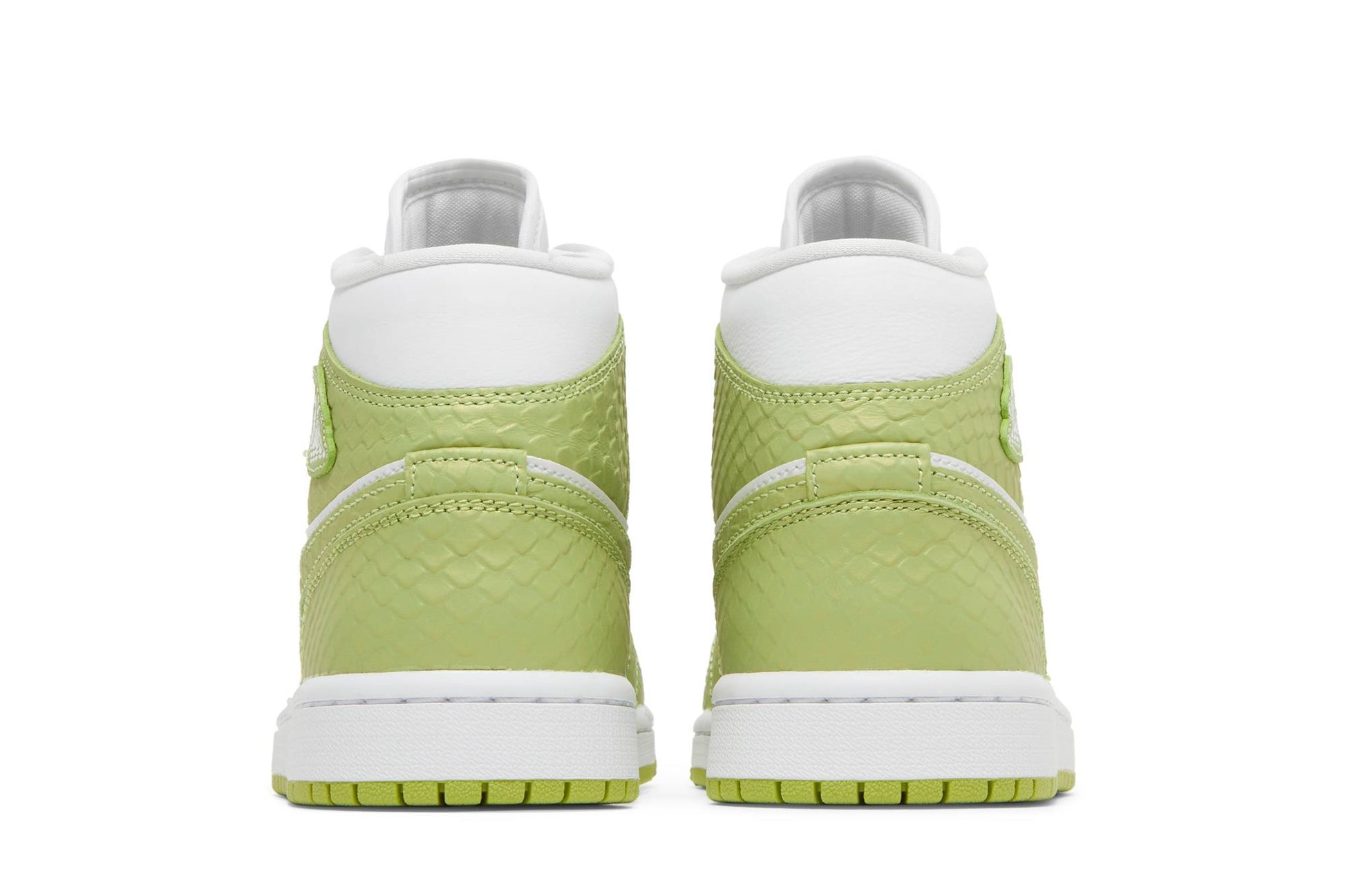 ( Women ) Air Jordan 1 Mid SE Green Python DV2959-113
