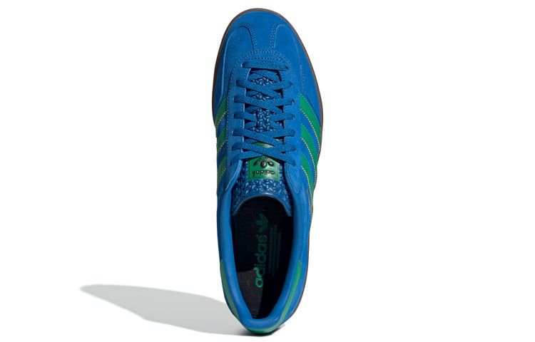 ( Women ) Adidas Originals Gazelle Indoor Blue Green EE5735