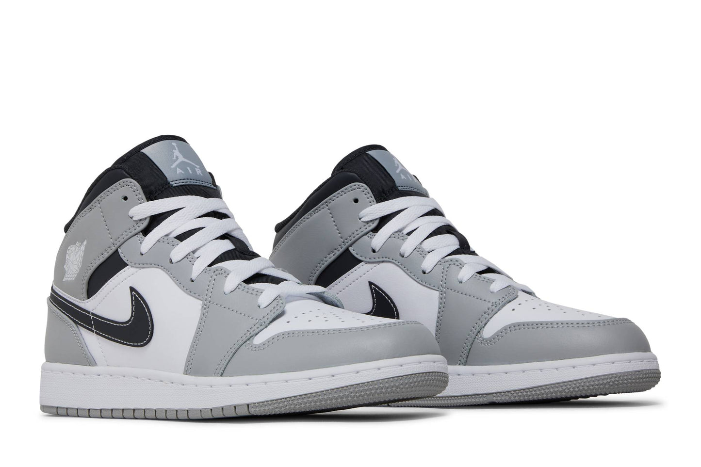 ( Grade School ) Air Jordan 1 Mid Greyscale 554725-078