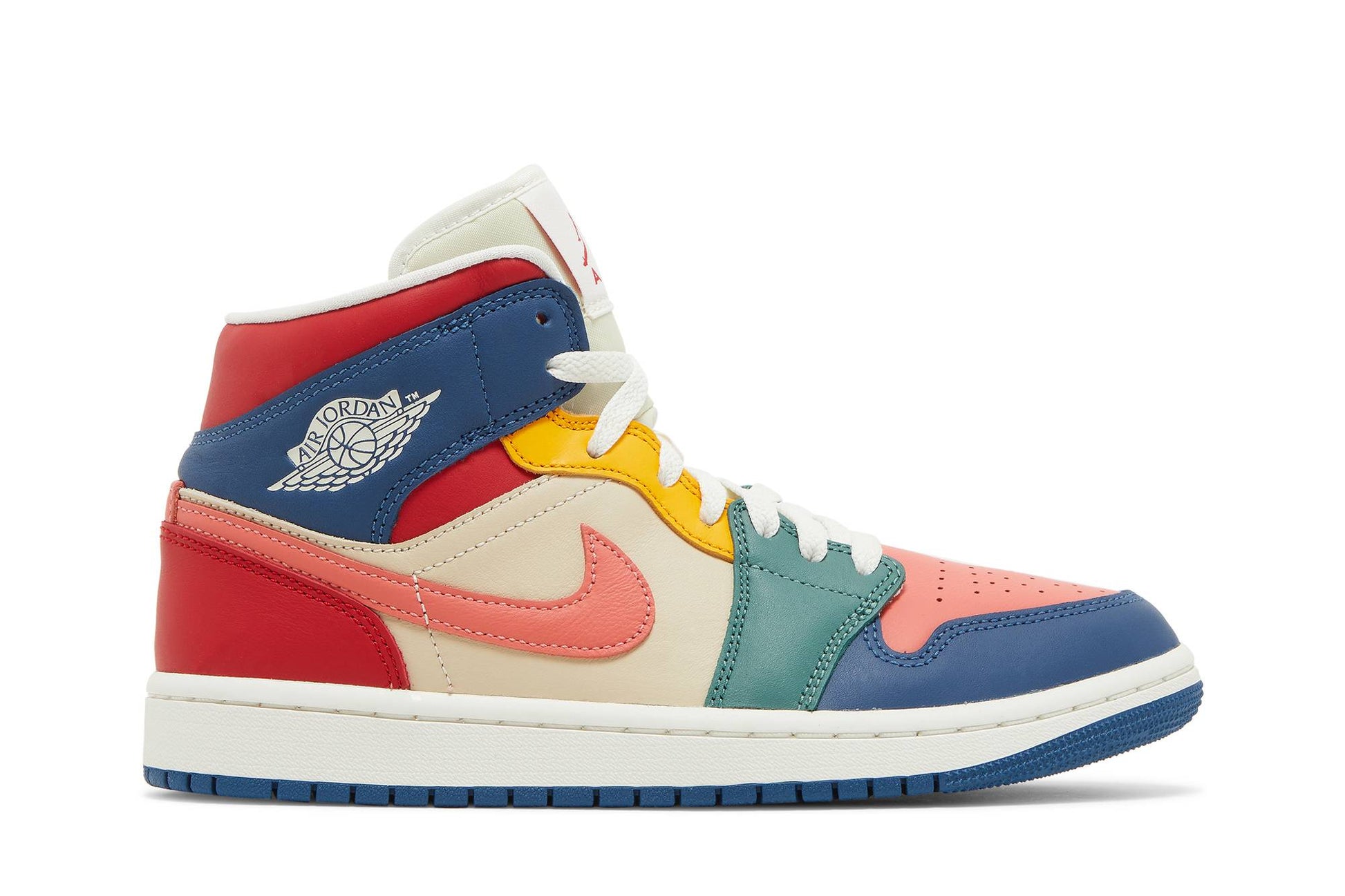 ( Women ) Air Jordan 1 Mid 'Multi-Color' DN3738-400