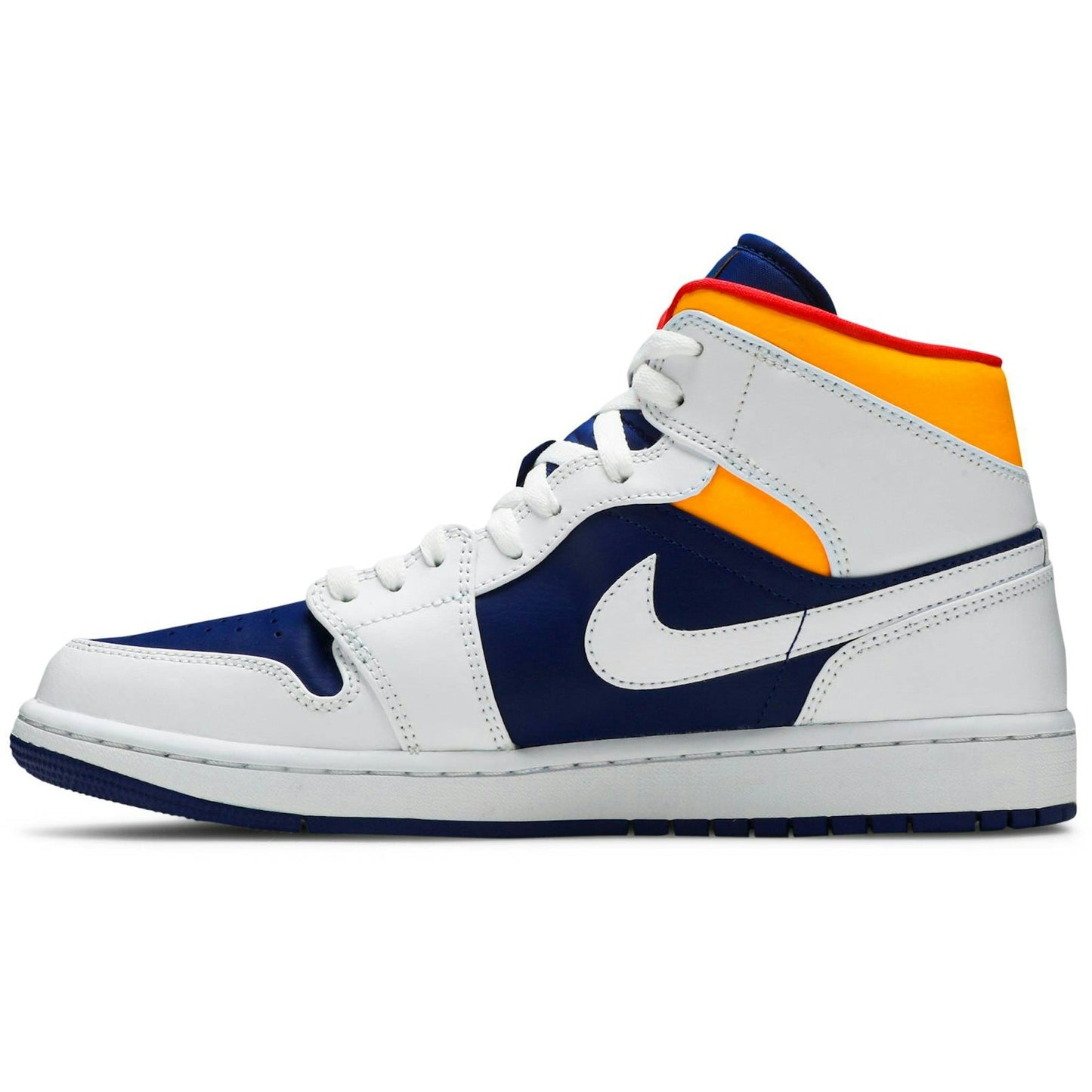 Air Jordan 1 Mid White Deep Royal Blue 554724-131
