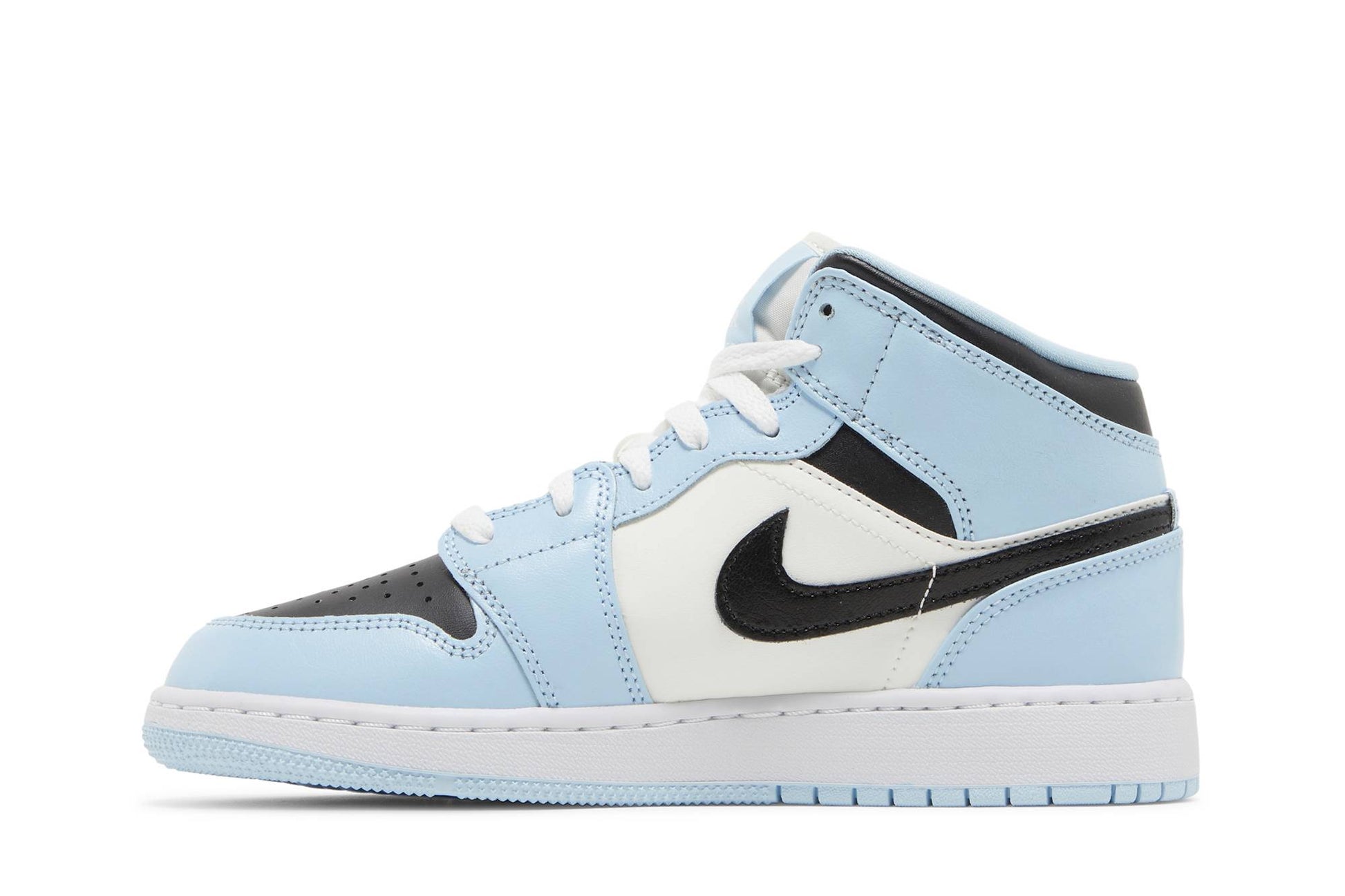 ( Grade School ) Air Jordan 1 Mid 'Ice Blue' 555112-401