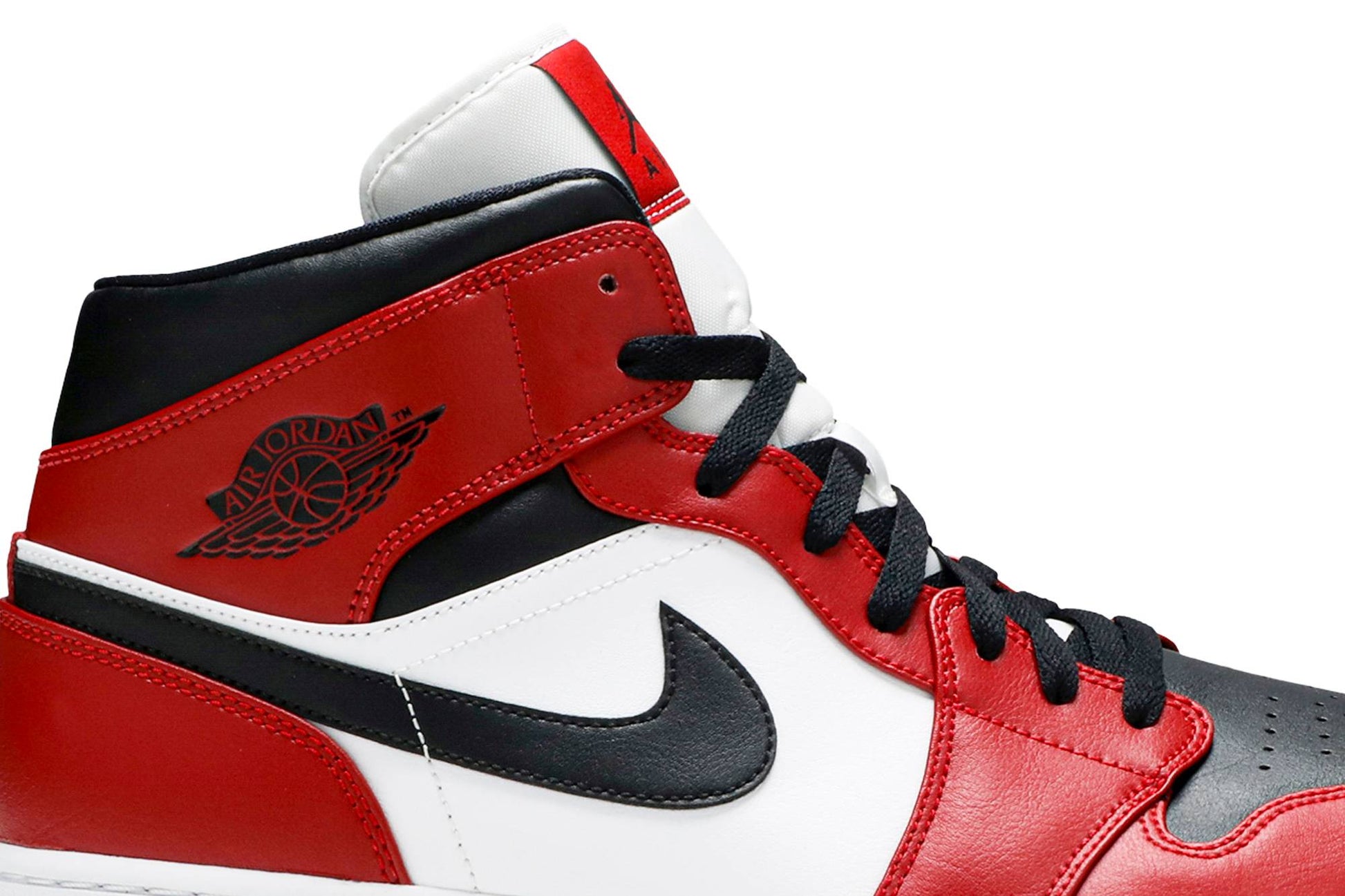 Air Jordan 1 Mid Chicago Black Toe 554724-069