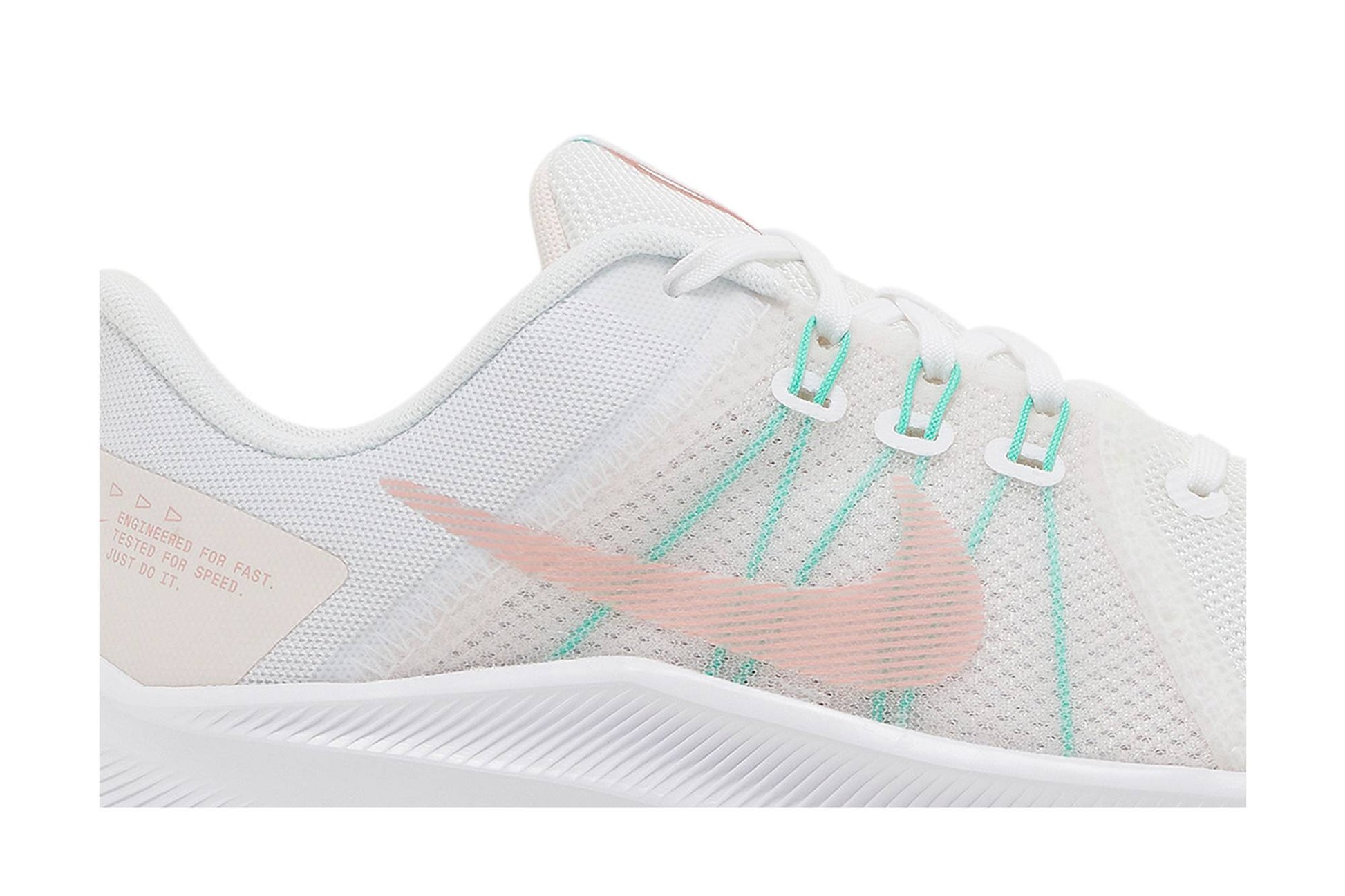 ( Women ) Nike Quest 4 'White Pink' DA1106-105