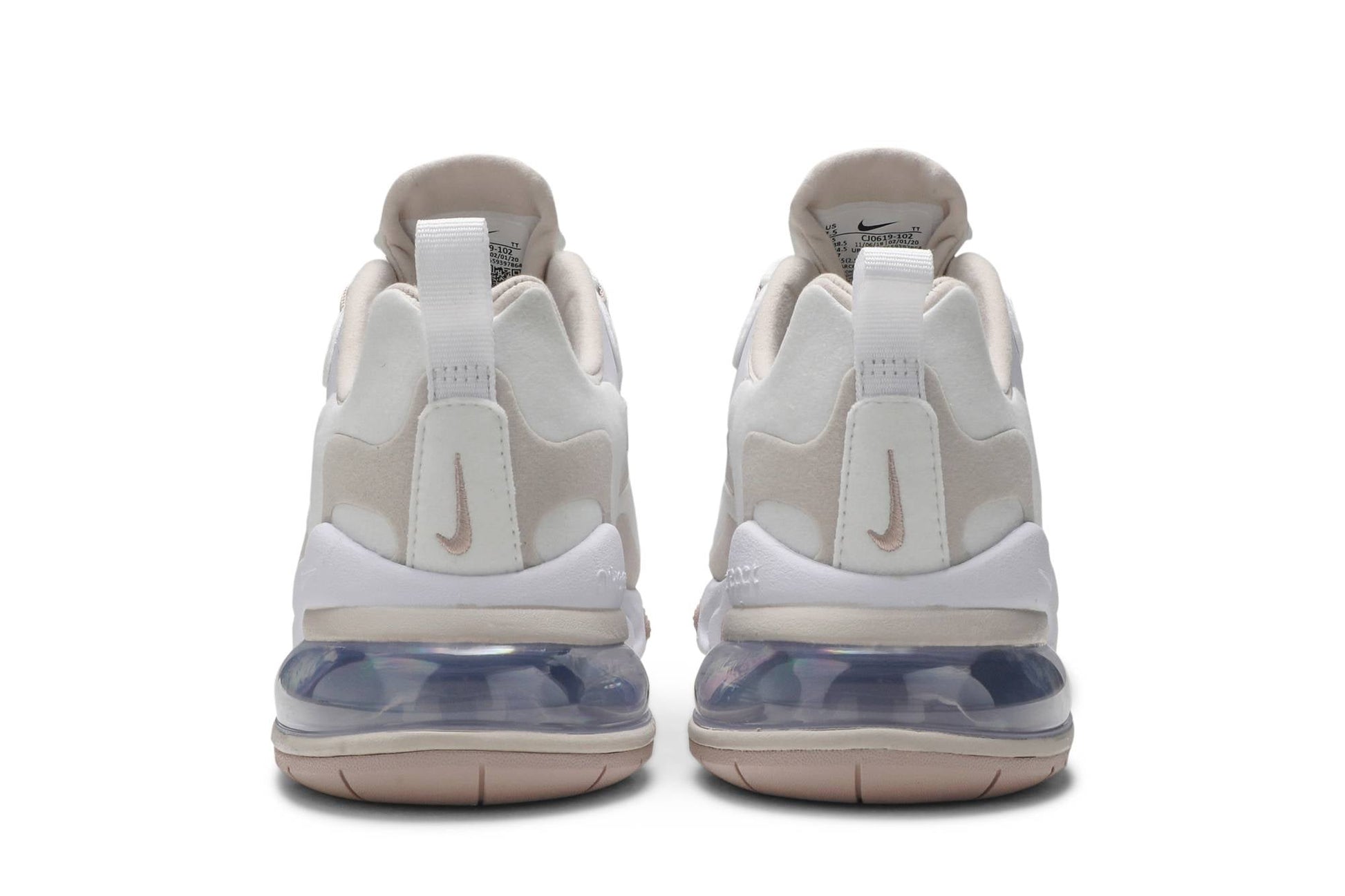 ( Women ) Nike Air Max 270 React Summit White Orewood Brown CJ0619-102