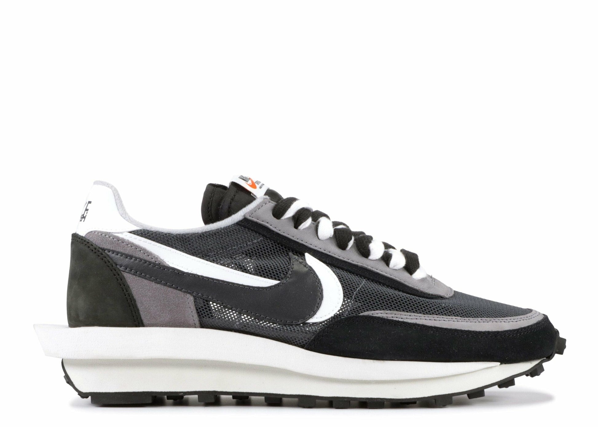 Nike Sacai X LDWaffle 'Black' Everlasting Sneaker