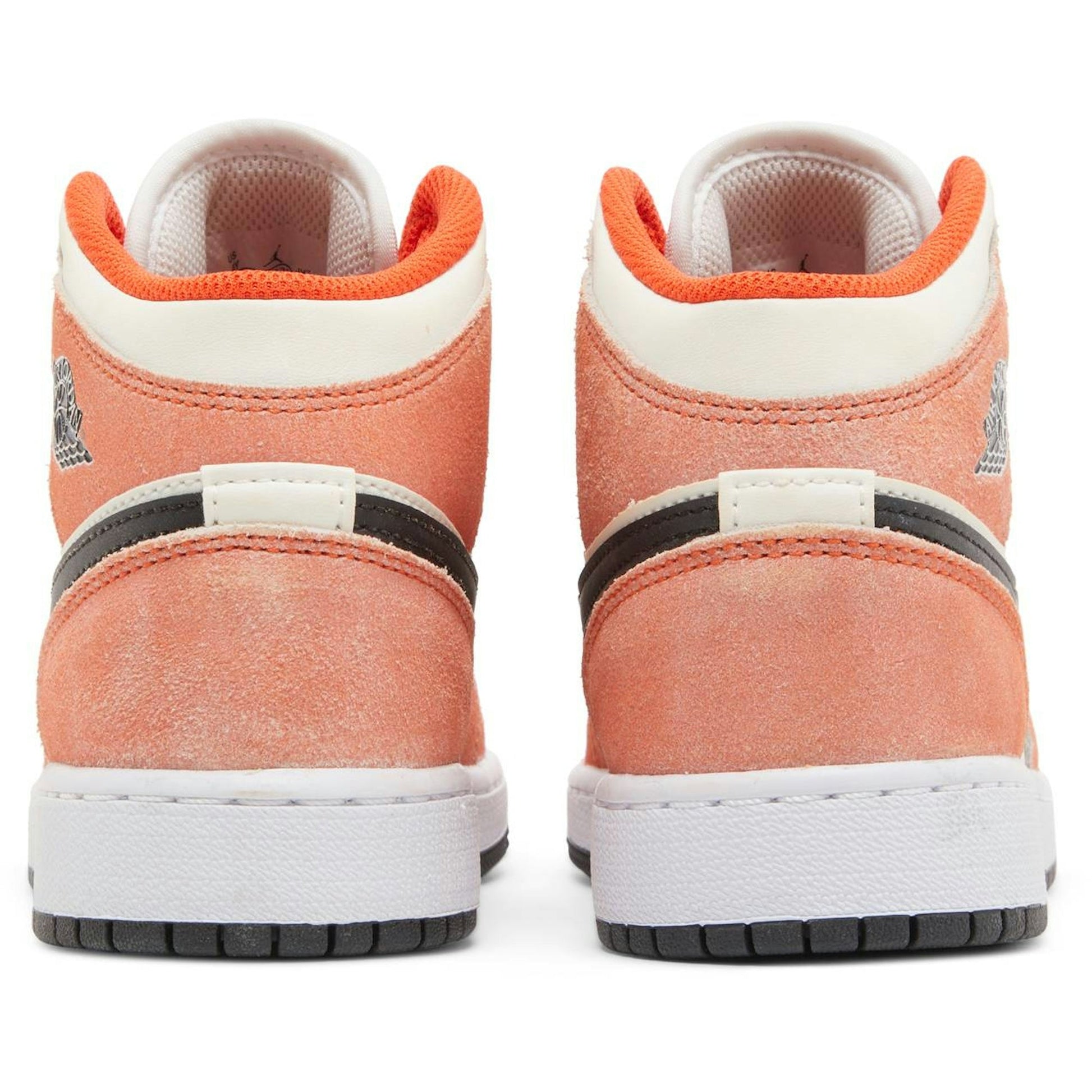 ( Grade School ) Air Jordan 1 Mid Orange Suede DV1336-800