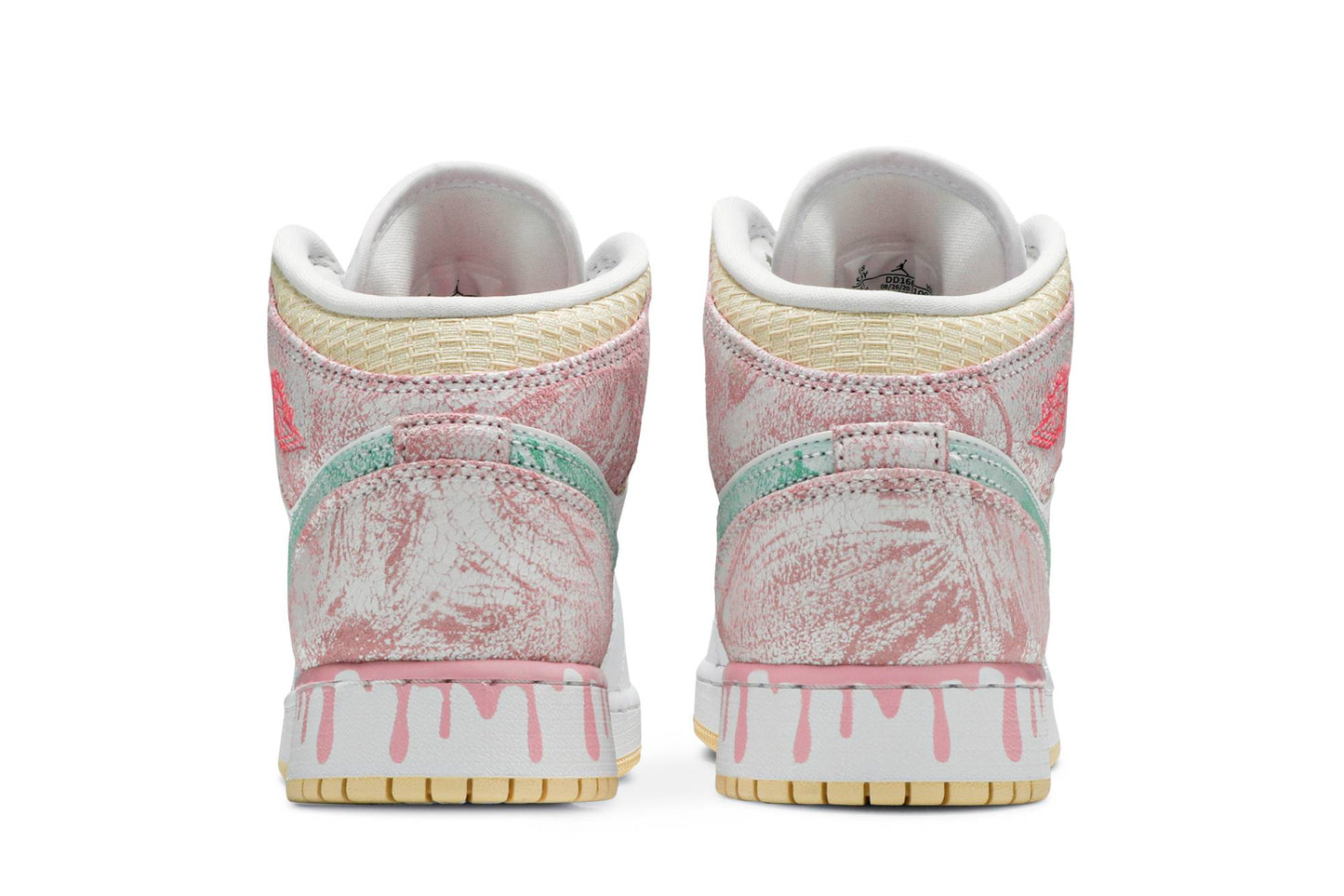 ( Grade School ) Air Jordan 1 Mid SE 'Ice Cream' DD1666-100