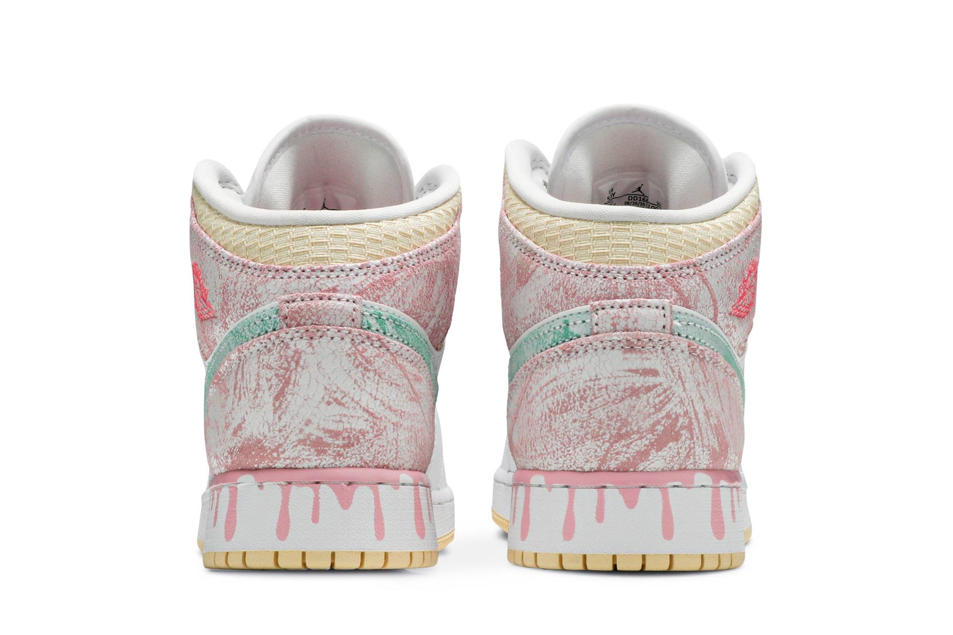 ( Grade School ) Air Jordan 1 Mid SE 'Ice Cream' DD1666-100