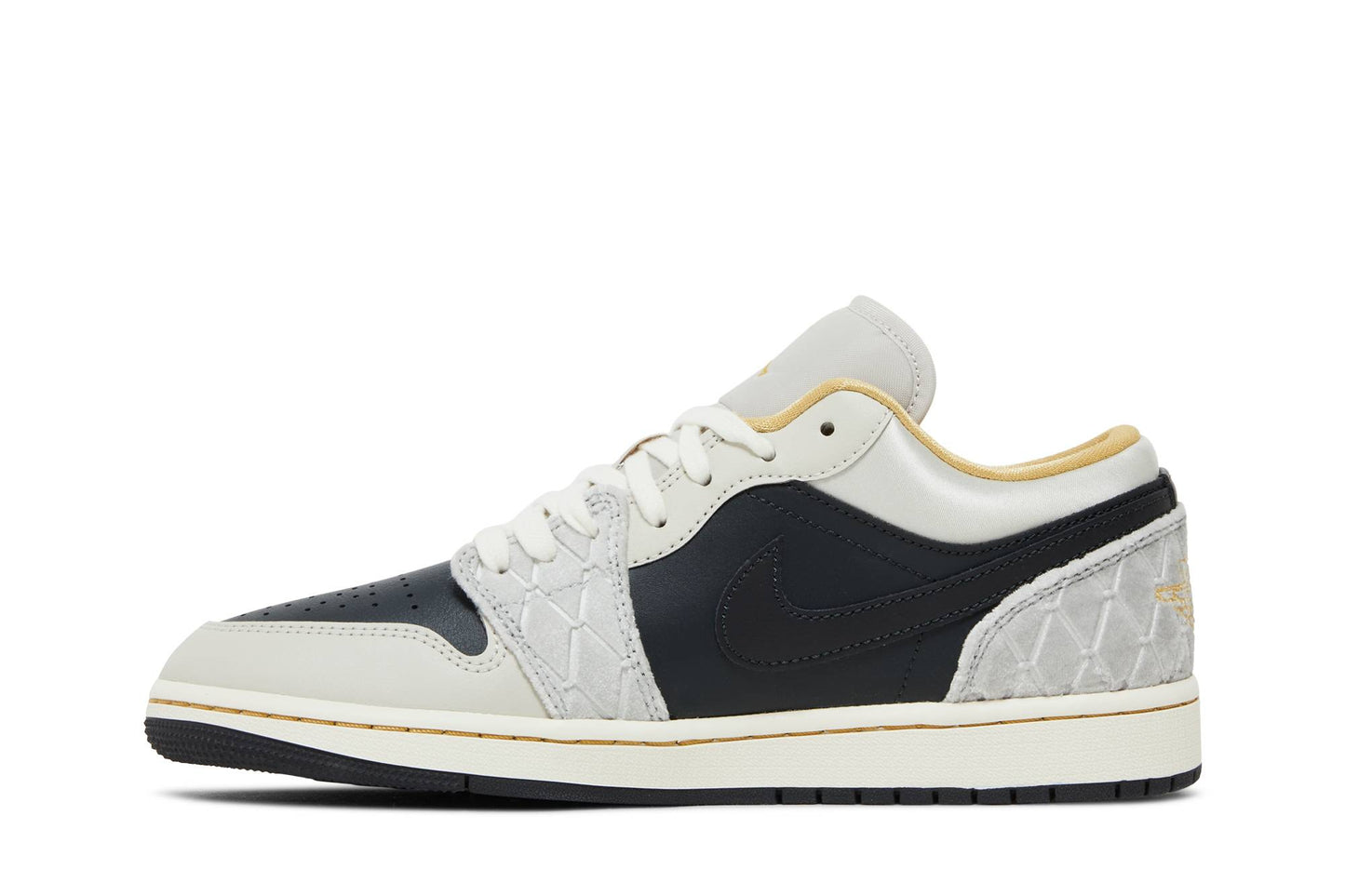 Air Jordan 1 Low 'Beaded Swoosh' DV1762-001