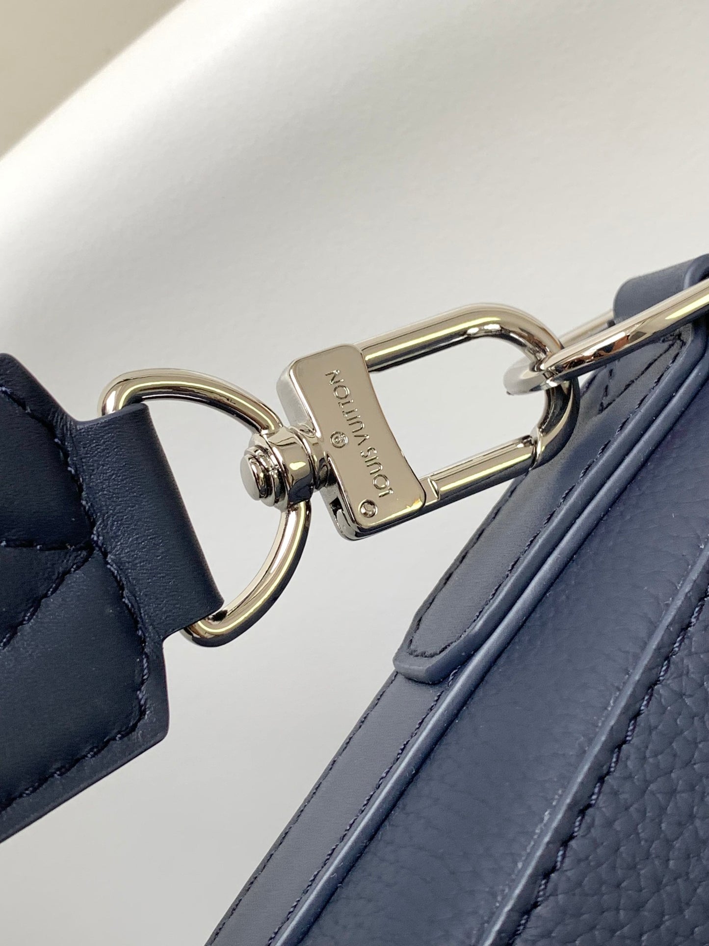 Louis Vuitton Men's Fastline Messenger Bag - Navy Blue Aerogram Leather
