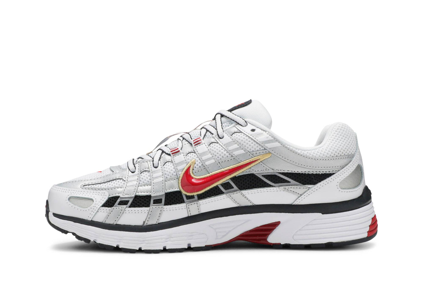 ( Women ) Nike P-6000 CNPT Metallic Silver Red BV1021-101