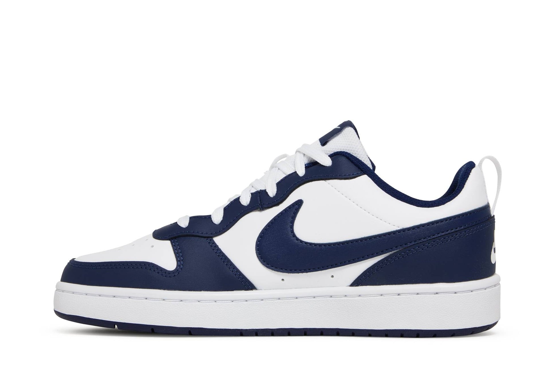 ( Grade School ) Nike Court Borough Low 2 'White Blue Void' BQ5448-107