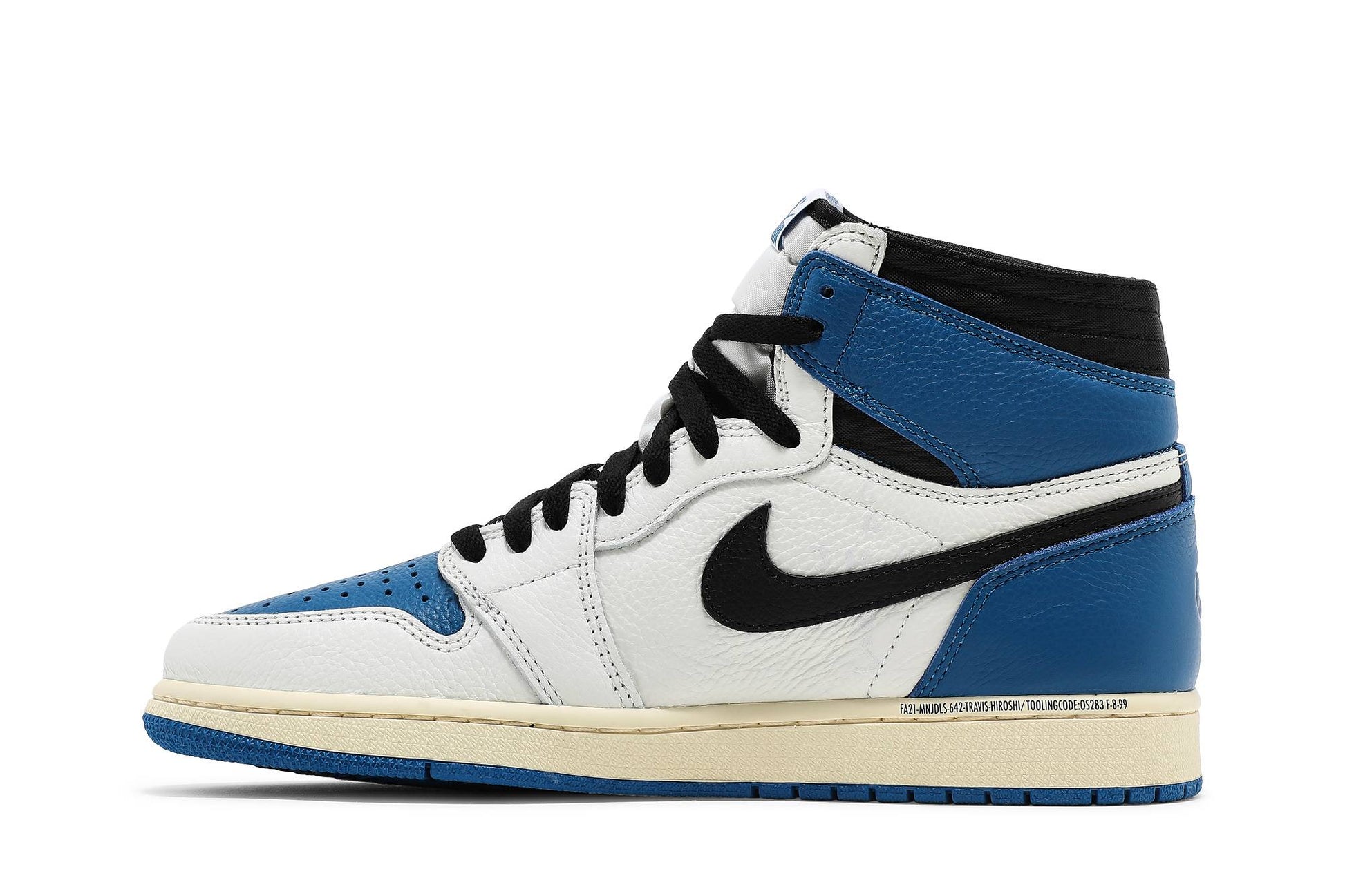 Fragment Design X Travis Scott X Air Jordan 1 Retro High Military Blue DH3227-105