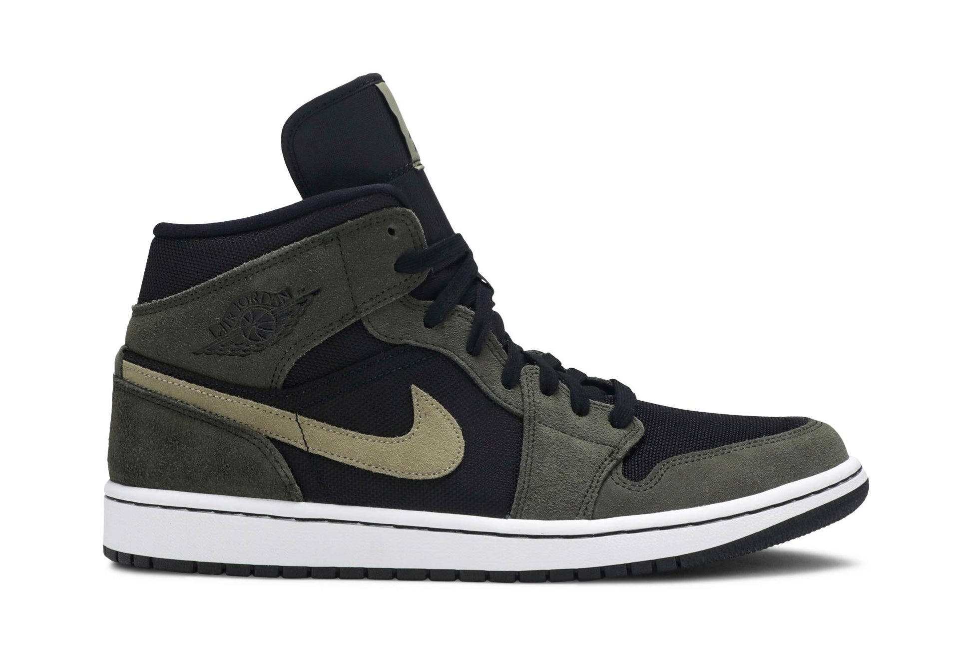 ( Women ) Air Jordan 1 Mid 'Olive' BQ6472-030